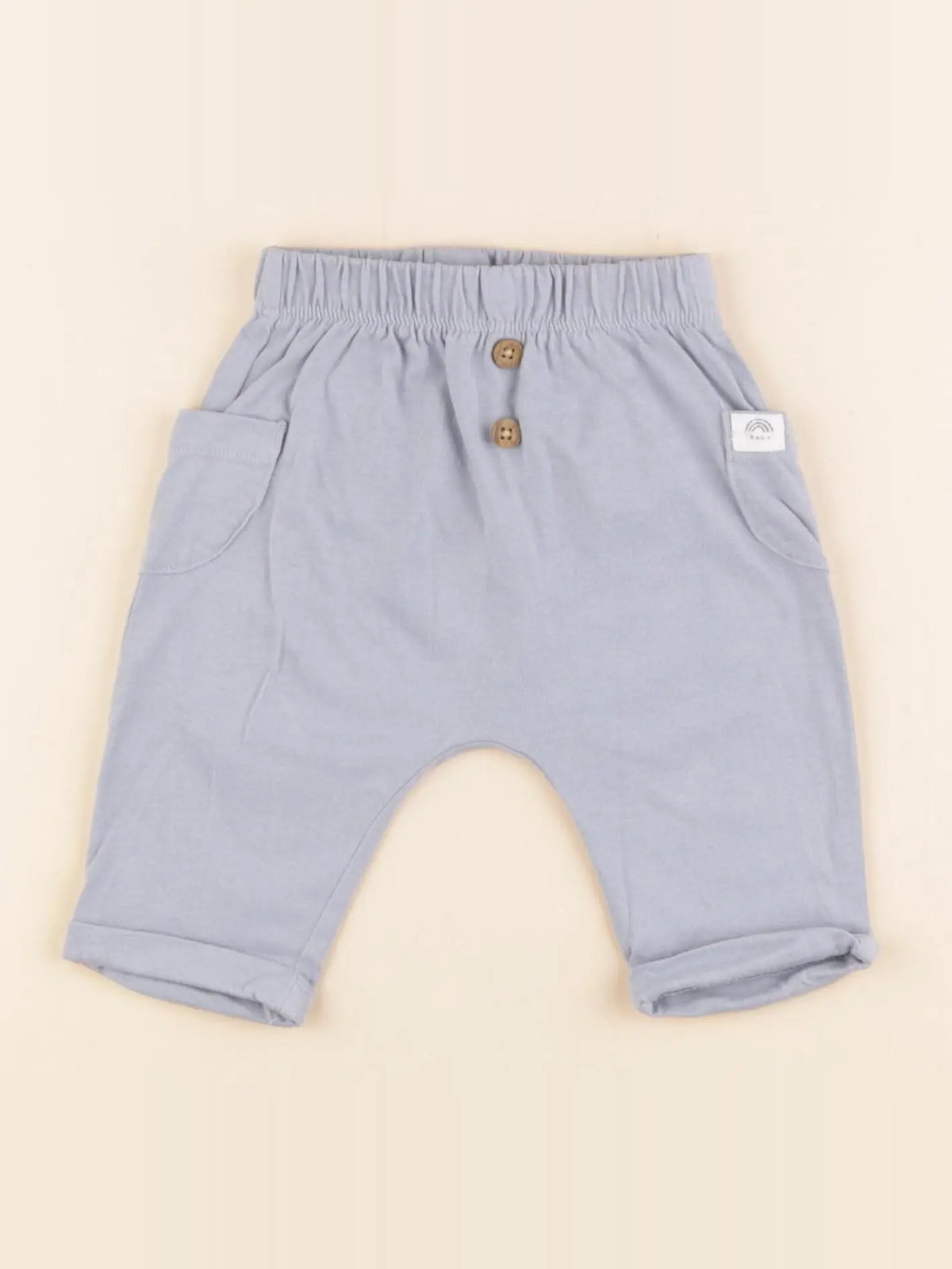 La Redoute - pantalon bleu - 3 mois