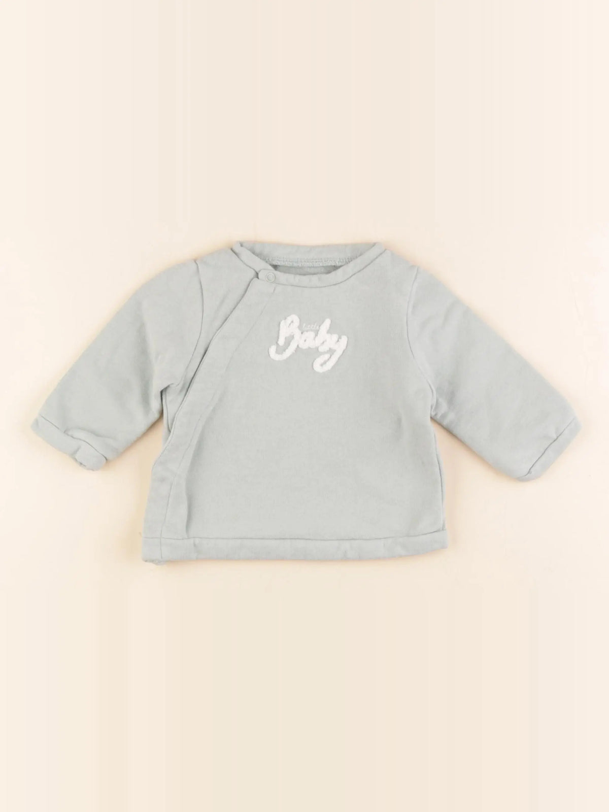 Vertbaudet - sweat bleu - 3 mois