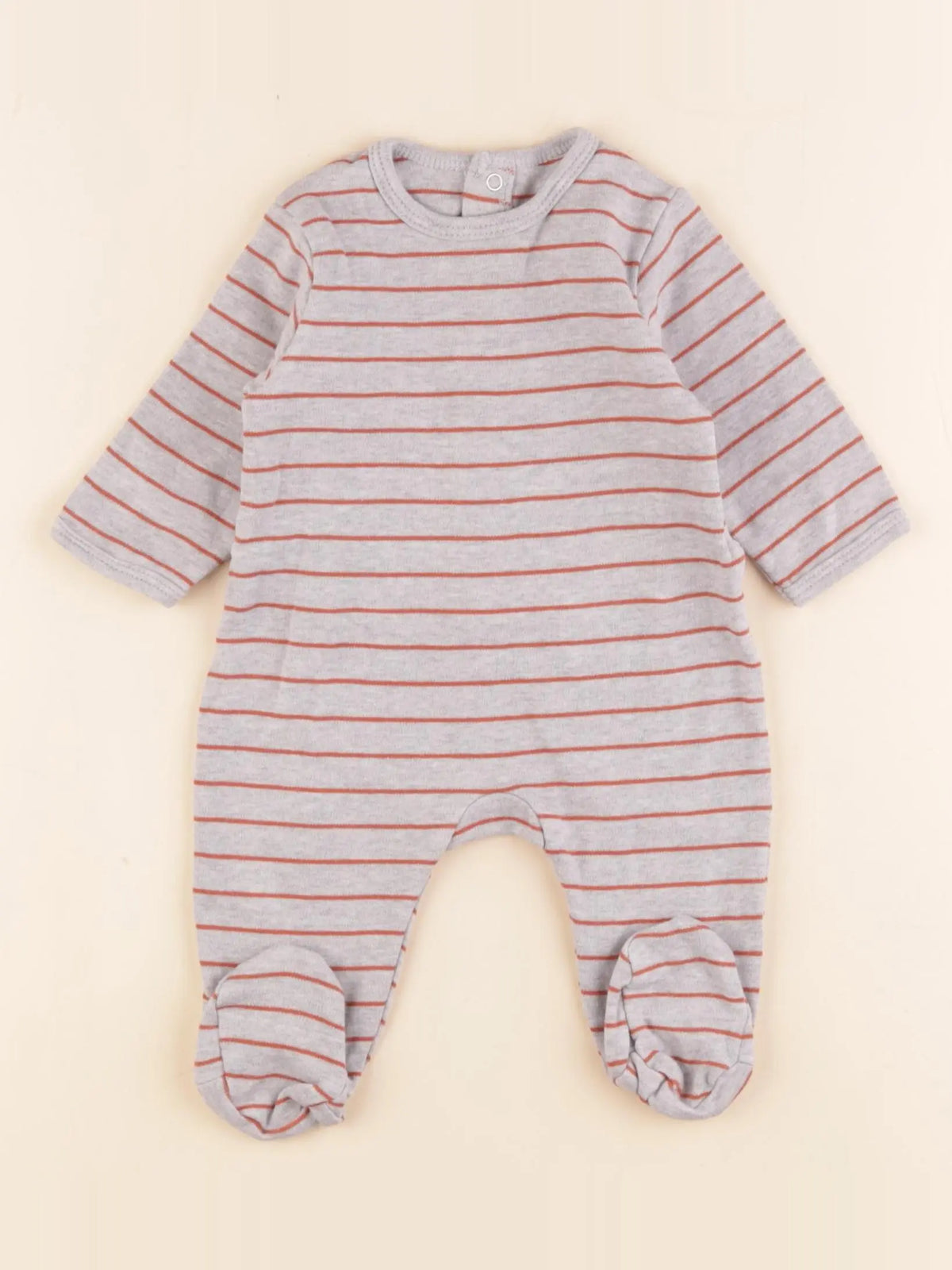La Redoute - pyjama coton gris - 3 mois
