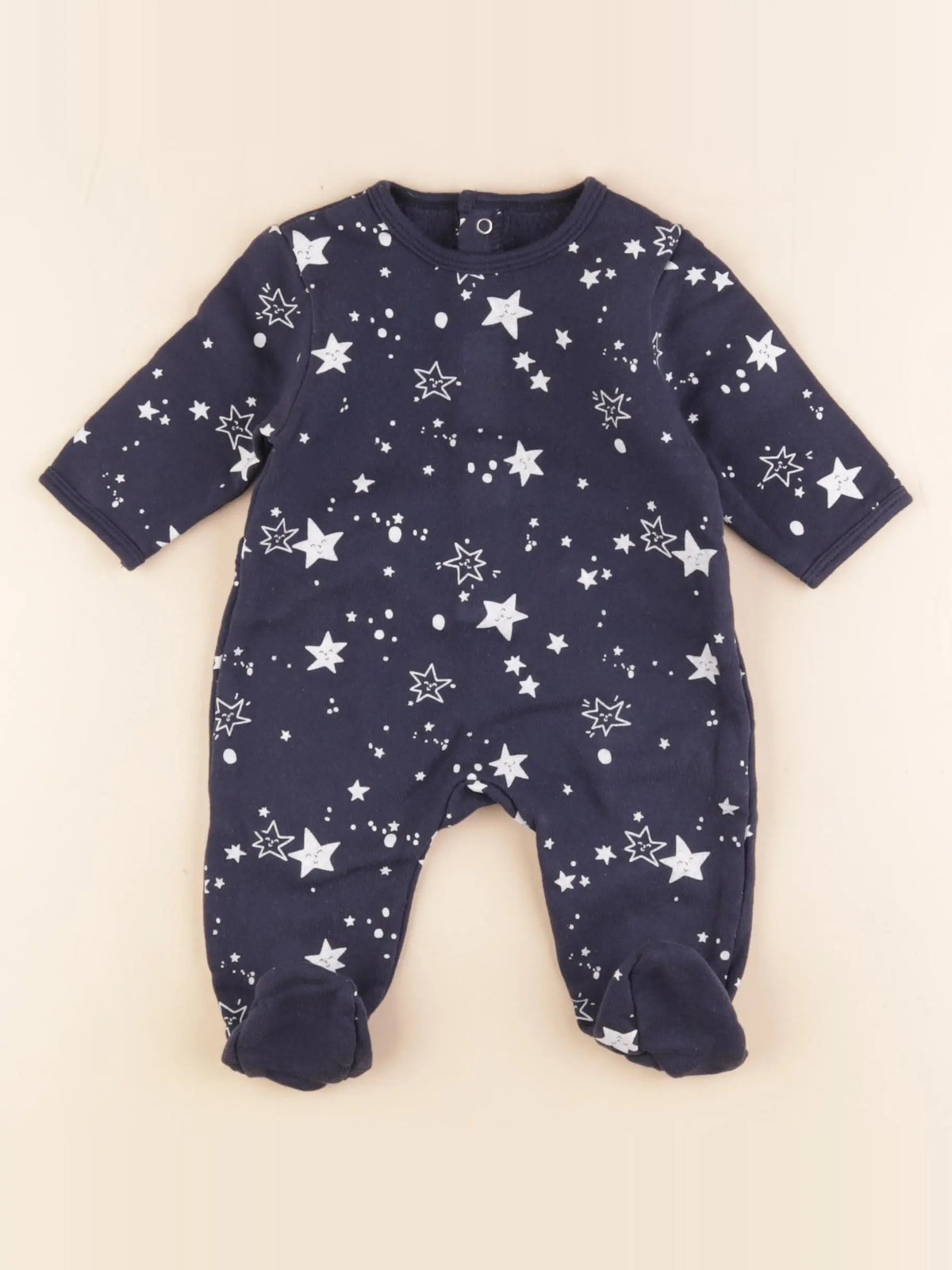 La Redoute - pyjama coton bleu - 3 mois