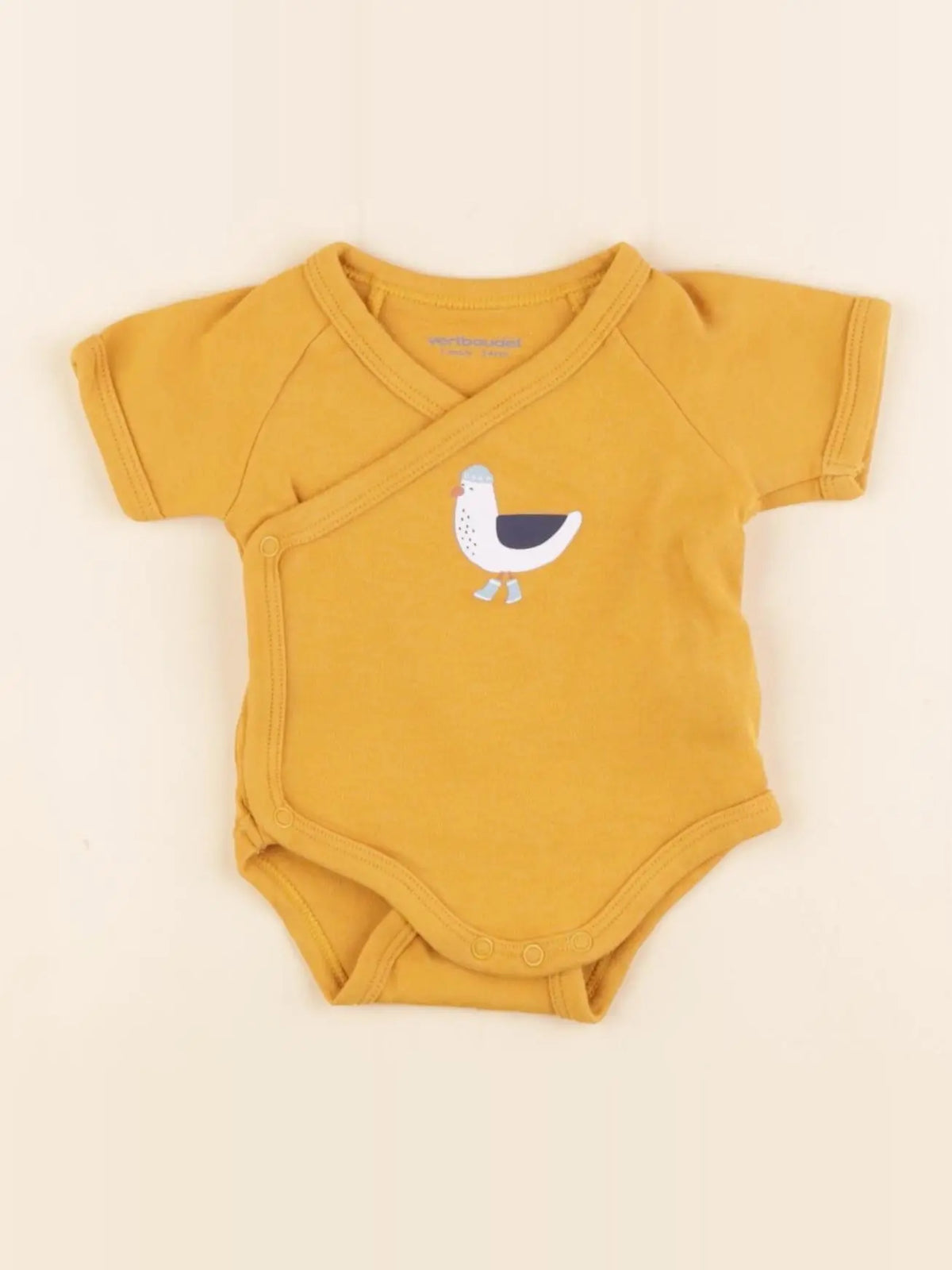 Vertbaudet - body jaune - 1 mois
