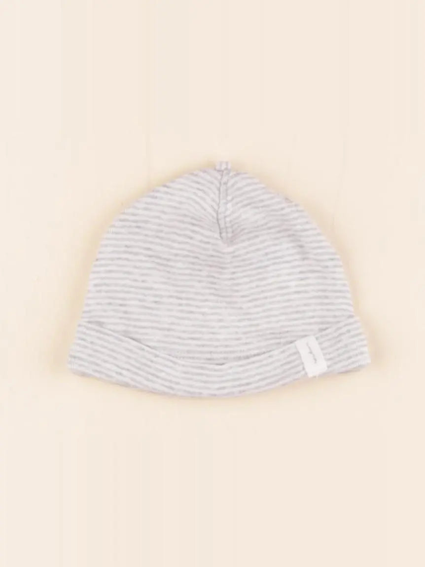 H&M - bonnet de naissance gris - 1/2 mois