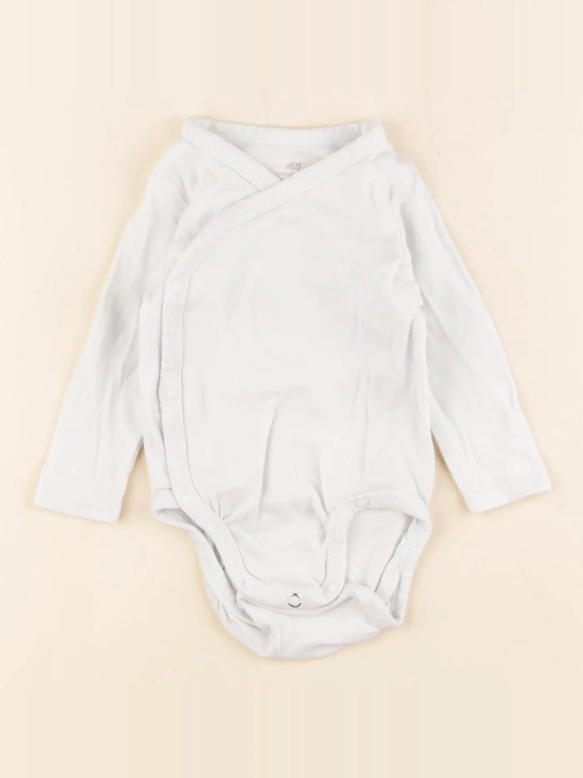 H&M - body blanc - 2/4 mois