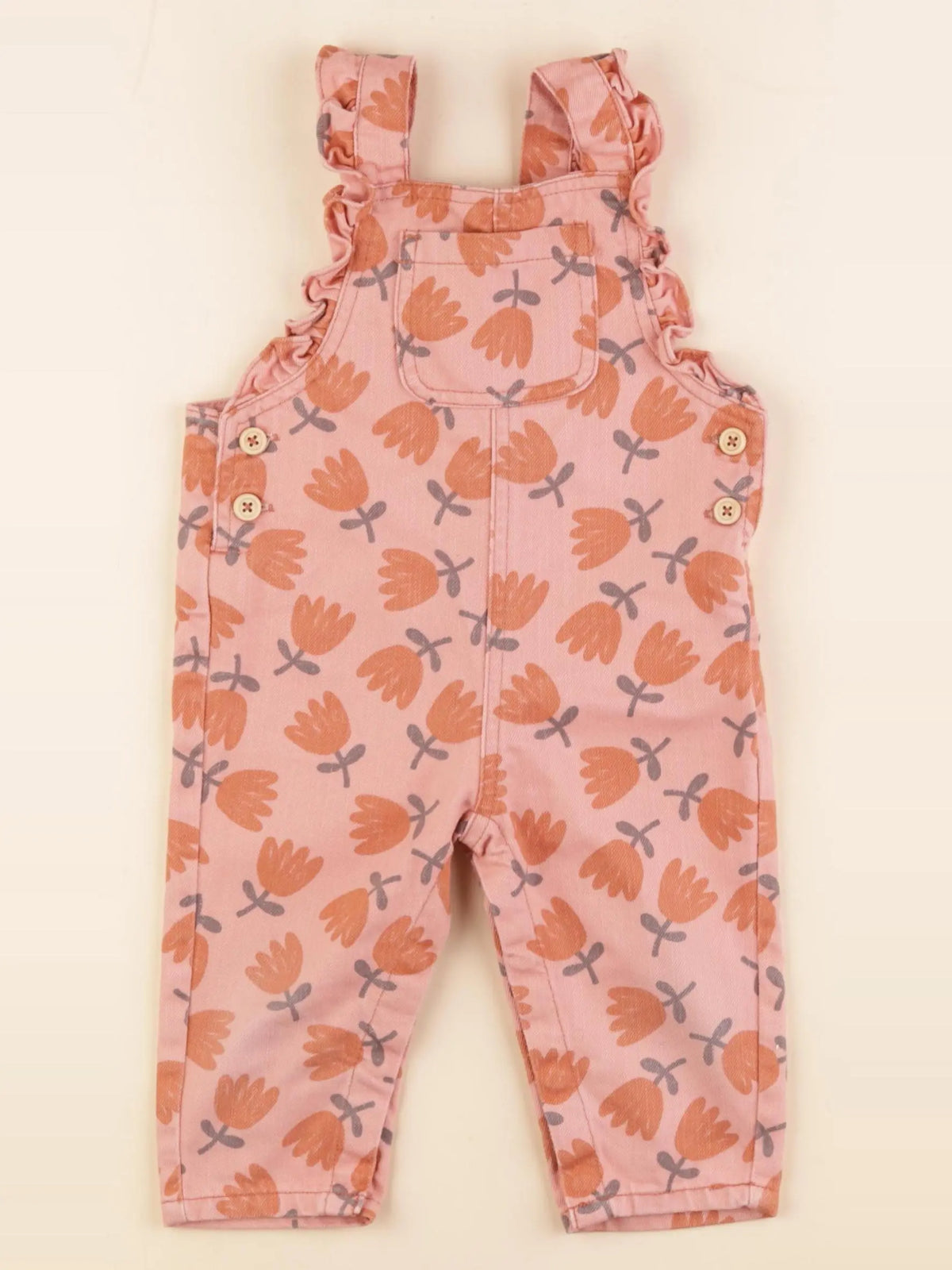 Boutchou - salopette rose - 9 mois