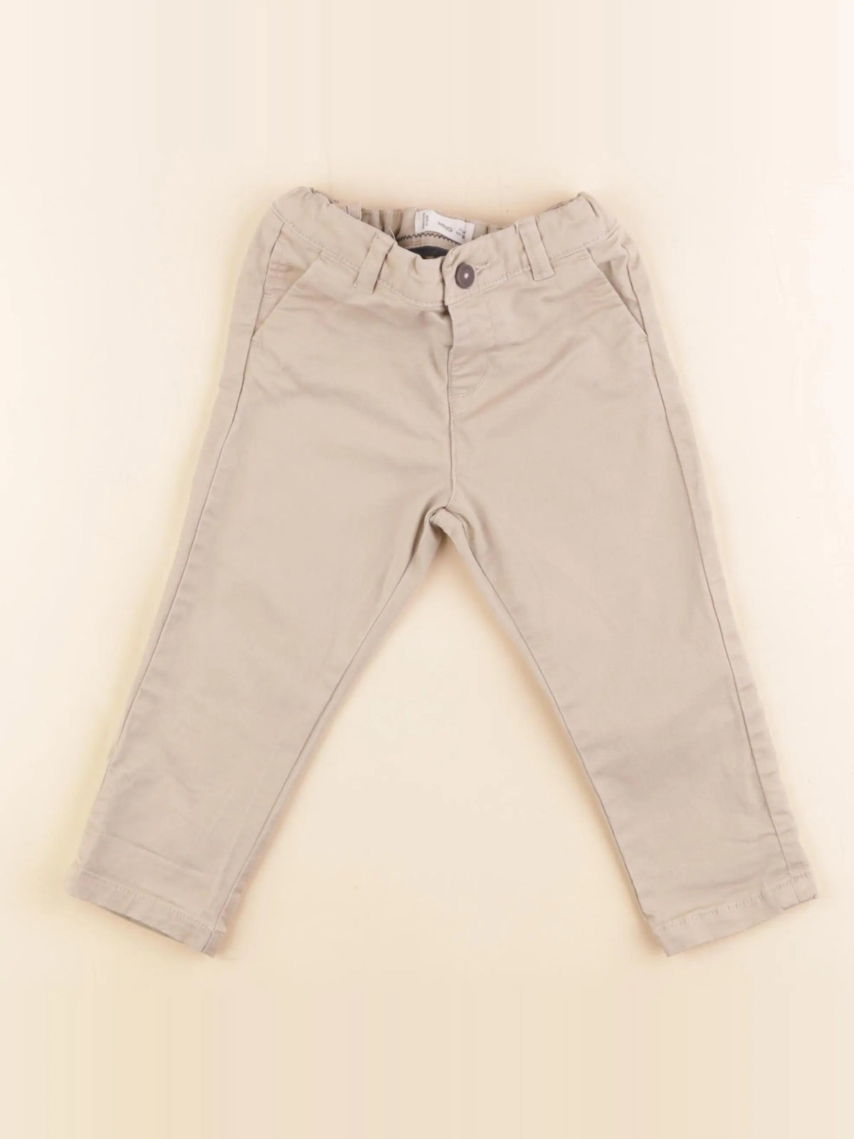 Mango - pantalon beige - 12/18 mois