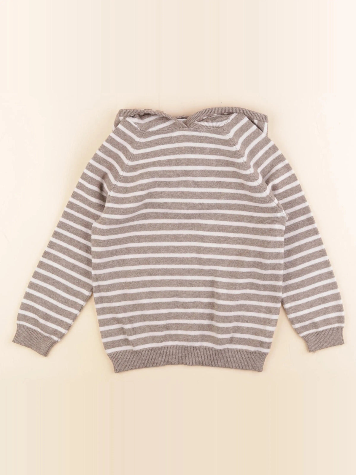 Zara - pull marron - 6 ans