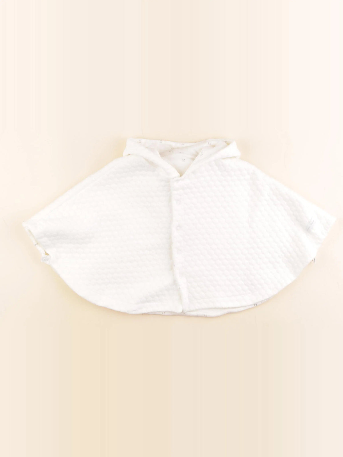 Petit Bateau - cape beige - 0/6 mois