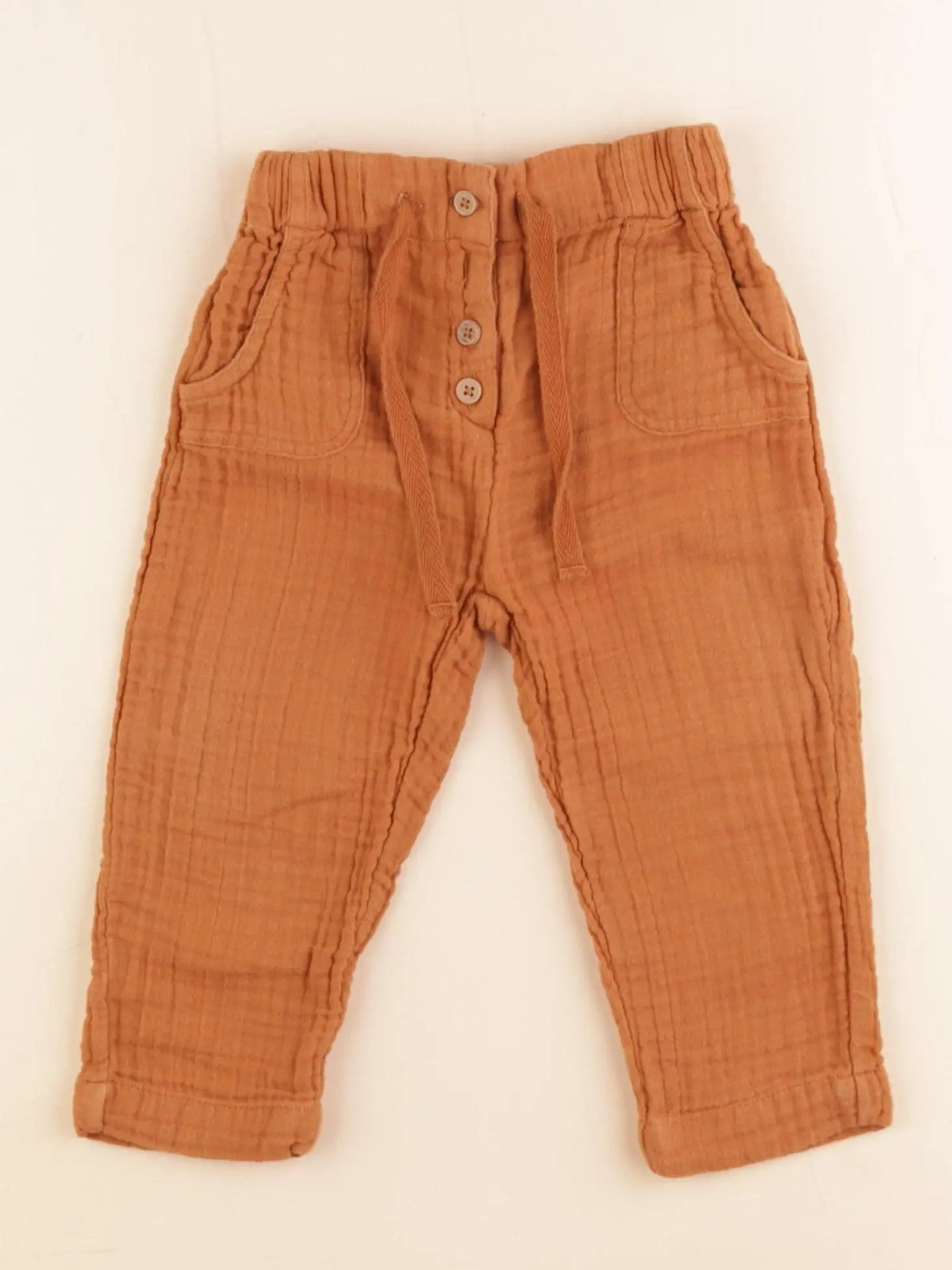 Boutchou - pantalon marron - 12 mois