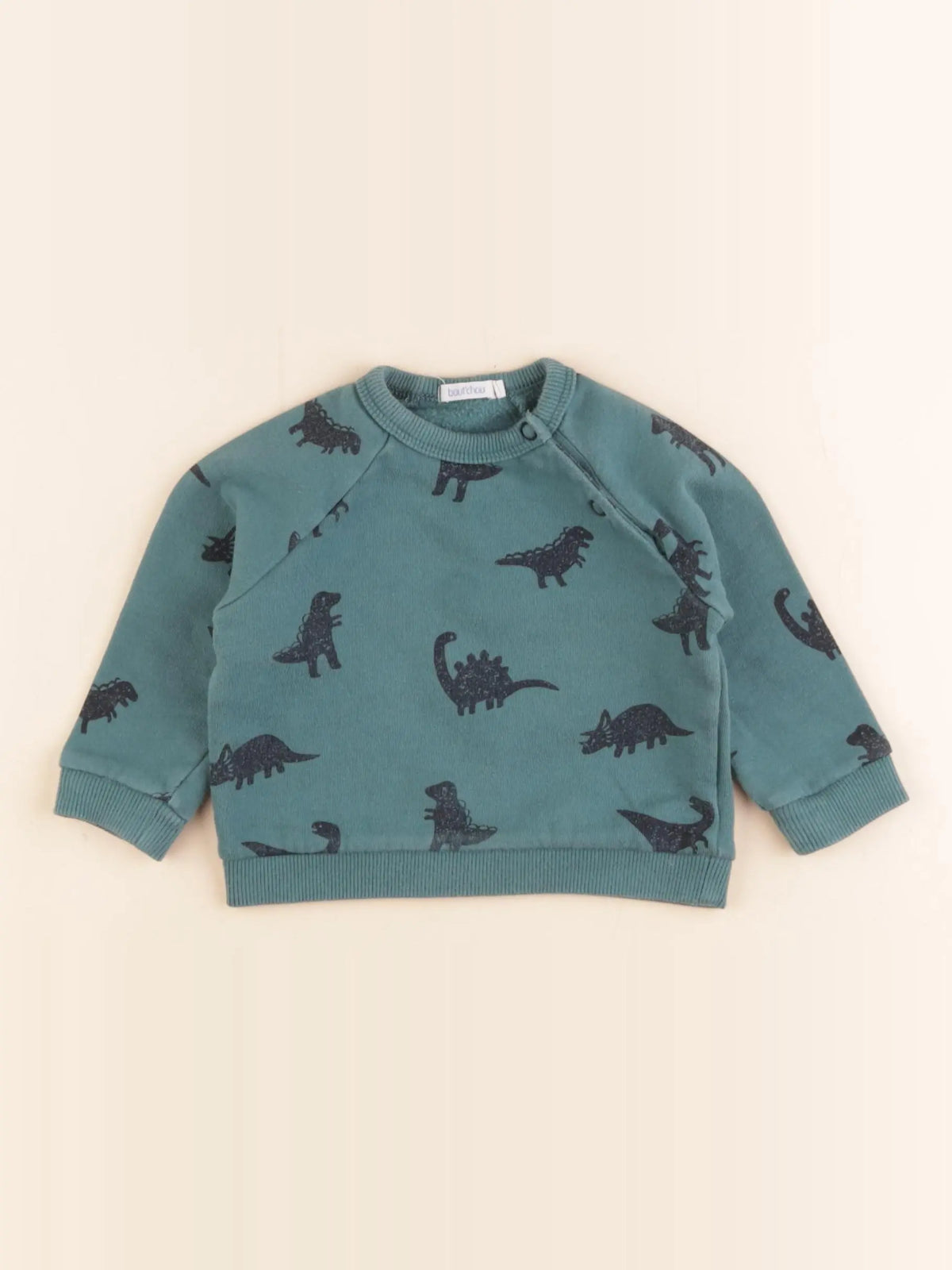 Boutchou - sweat vert - 9 mois