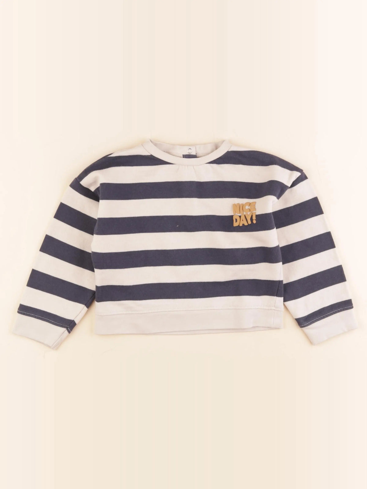 Vertbaudet - sweat bleu - 36 mois