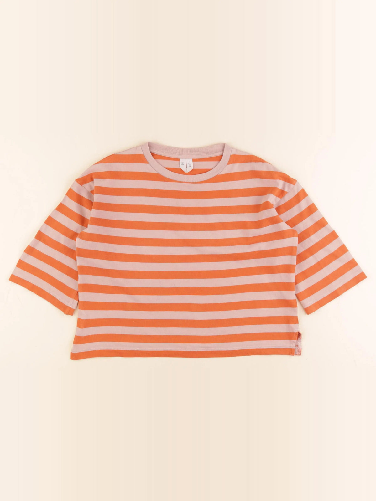 Arket - tee-shirt rose, orange - 2/4 ans