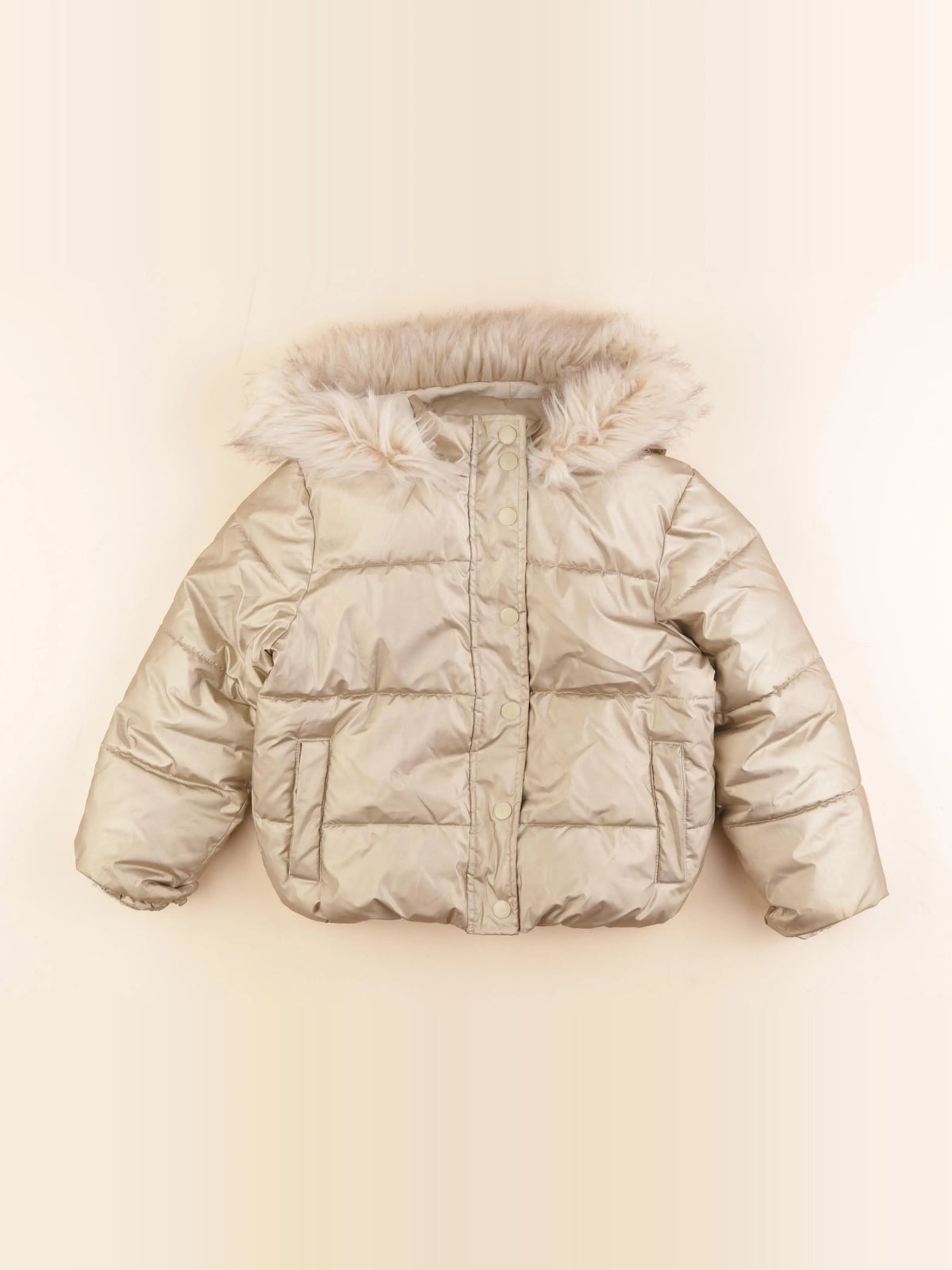 Vertbaudet - doudoune or - 5 ans