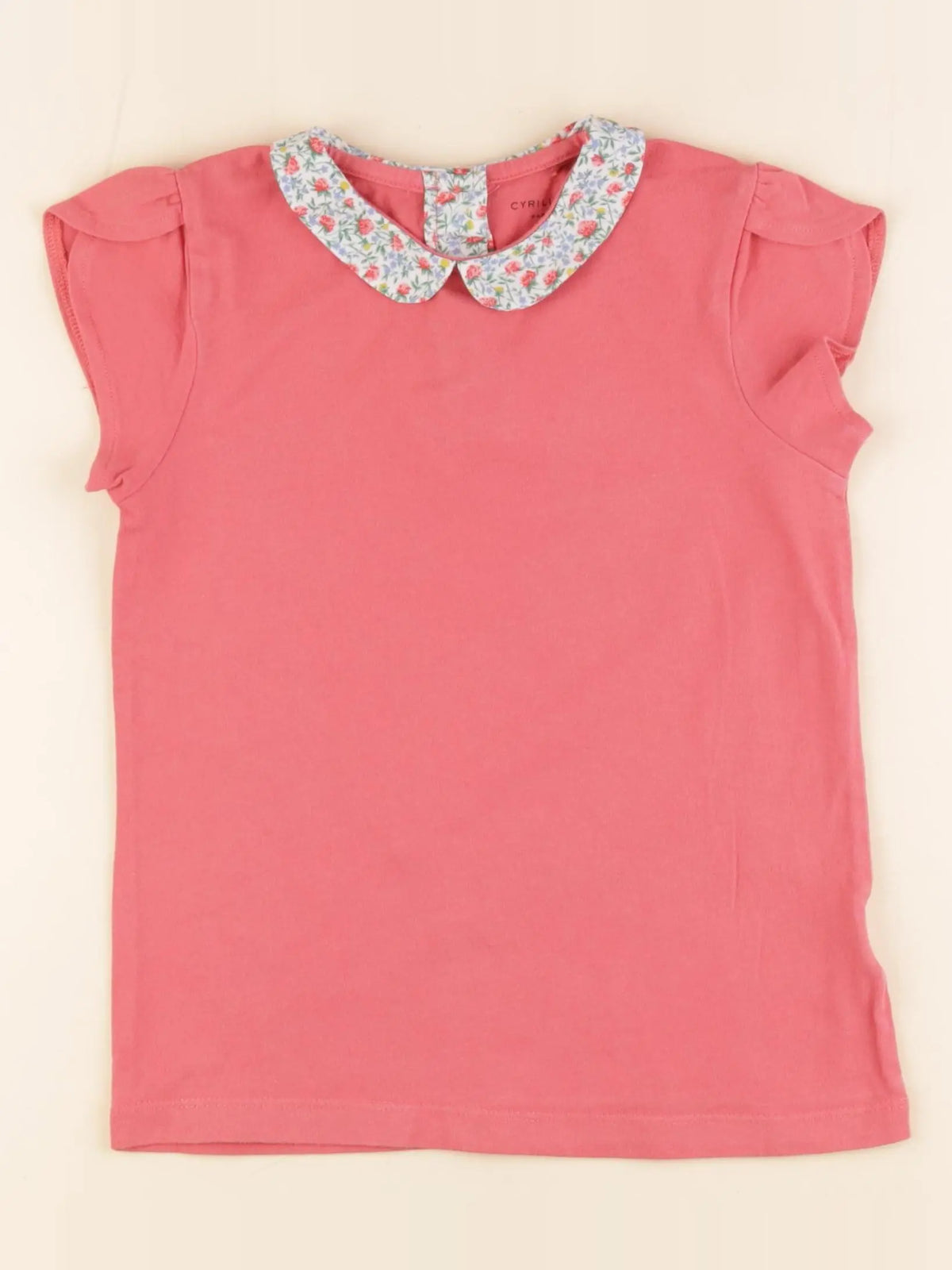 Cyrillus - tee-shirt rose - 8 ans