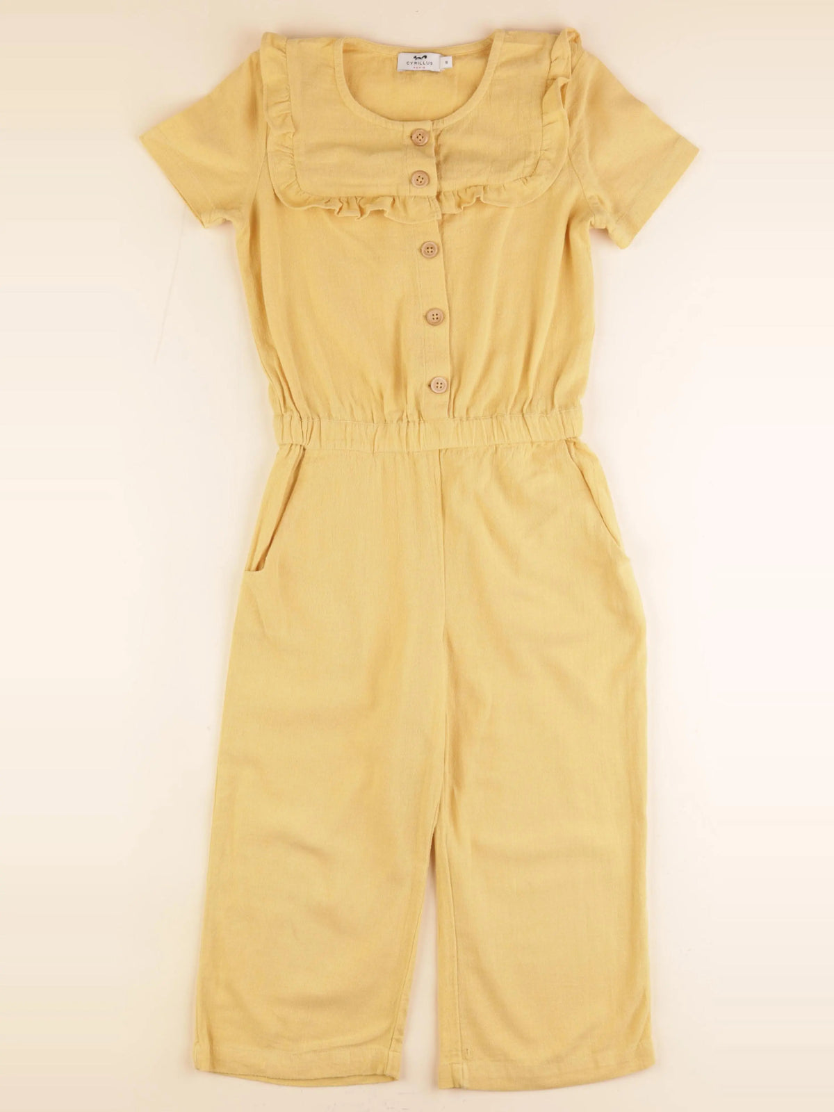 Cyrillus - combinaison jaune - 8 ans