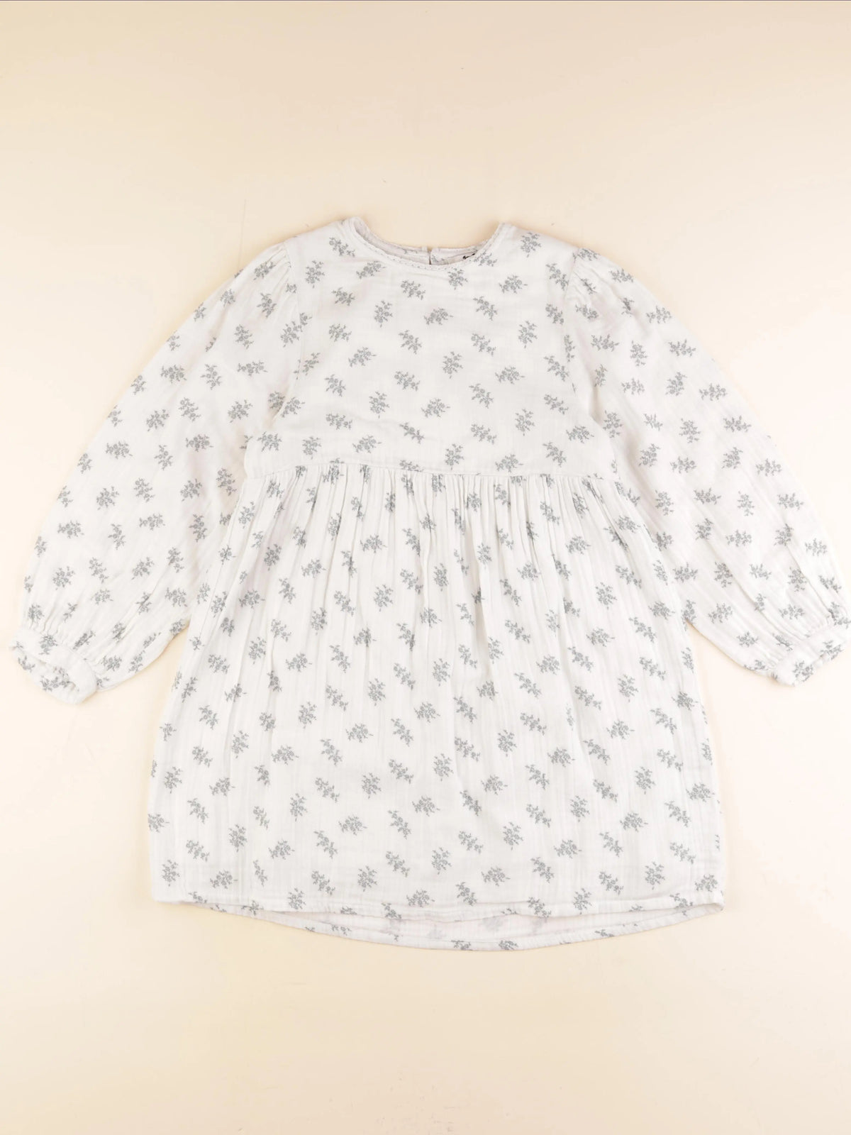 Cyrillus - robe blanc, vert - 8 ans