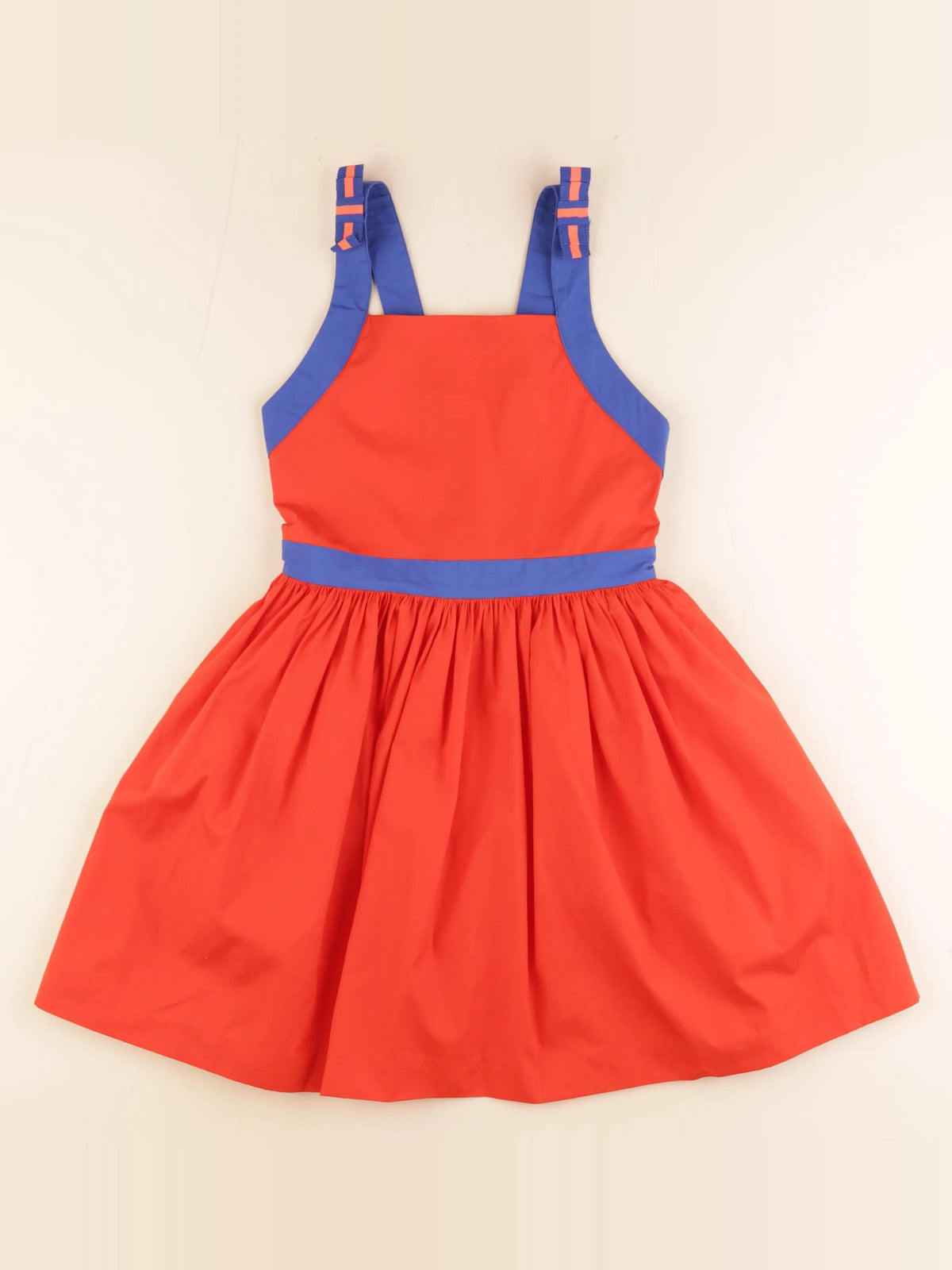 Jacadi - robe orange - 8 ans