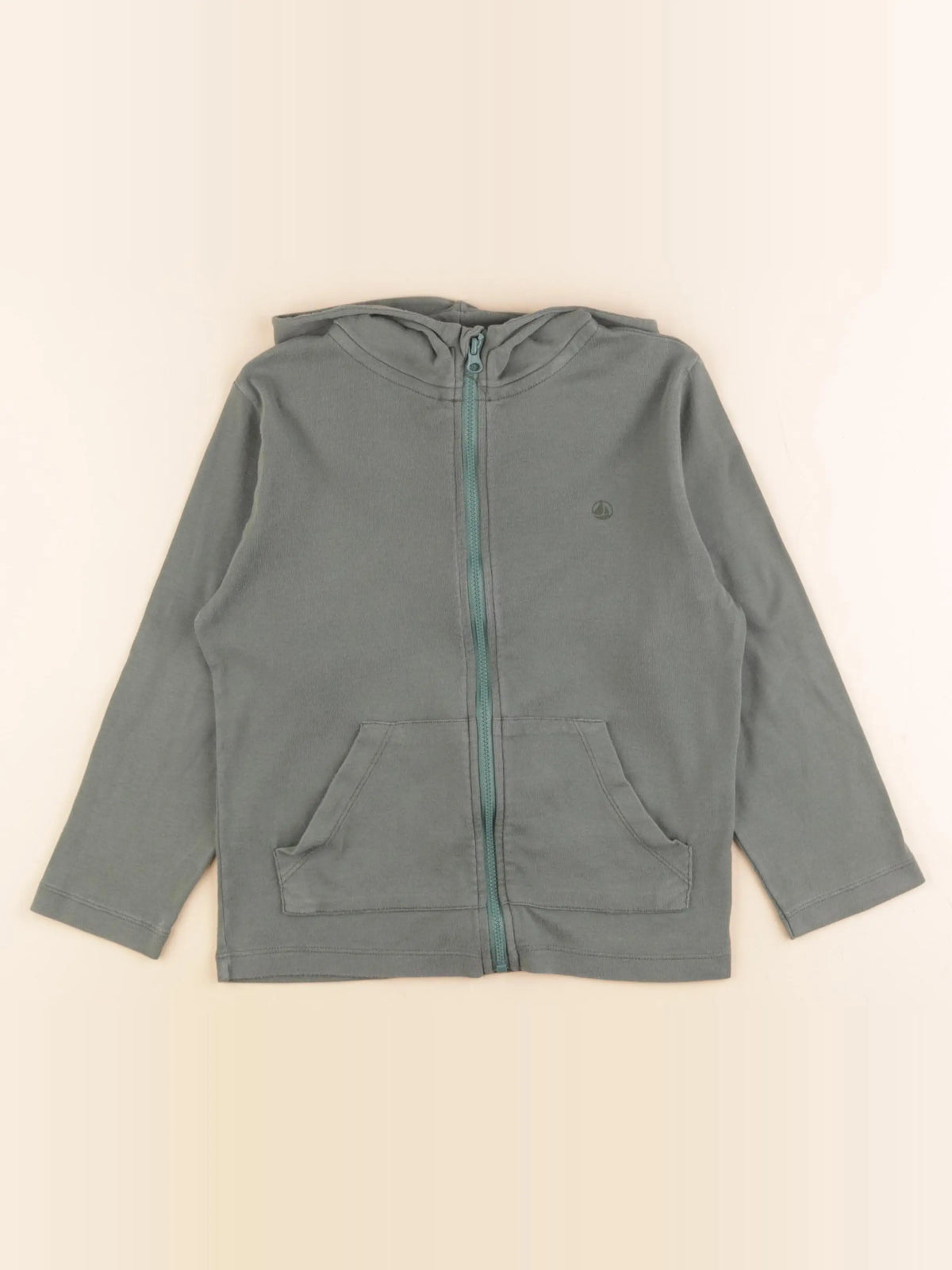 Petit Bateau - tee-shirt vert - 6 ans