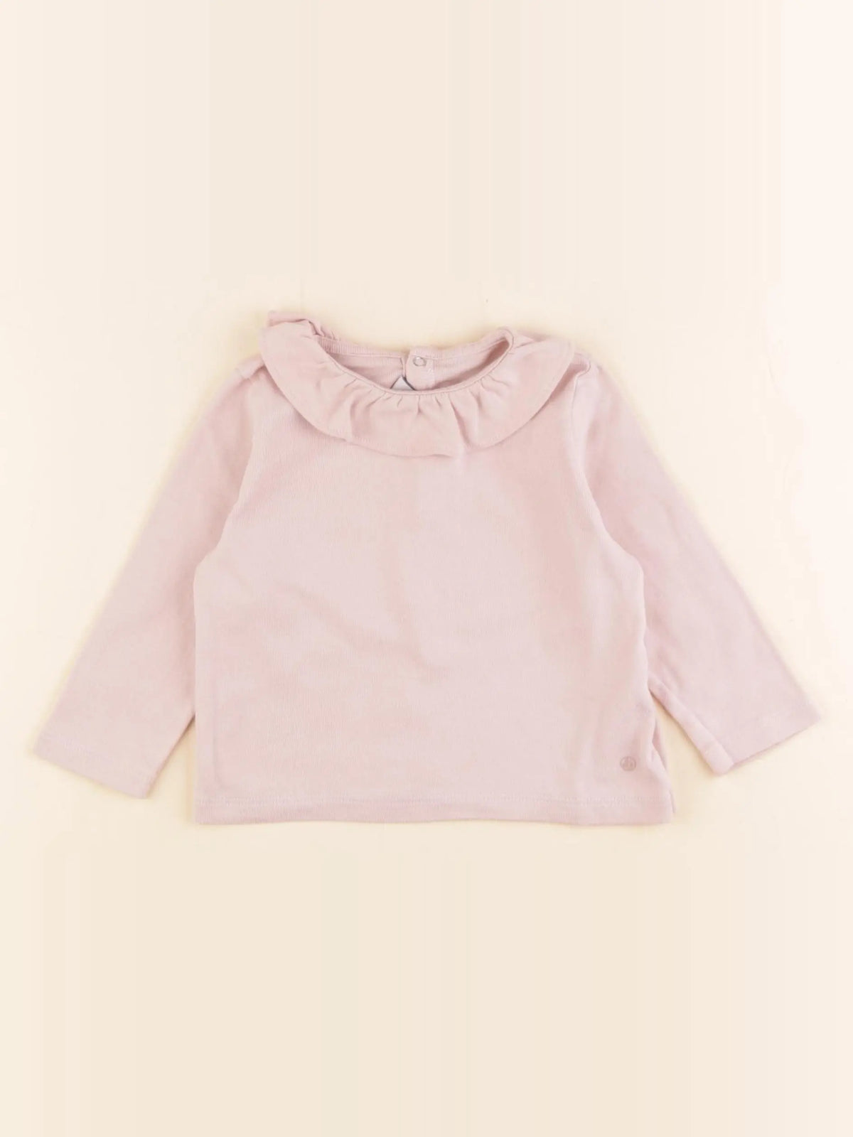 Petit Bateau - tee-shirt rose - 12 mois