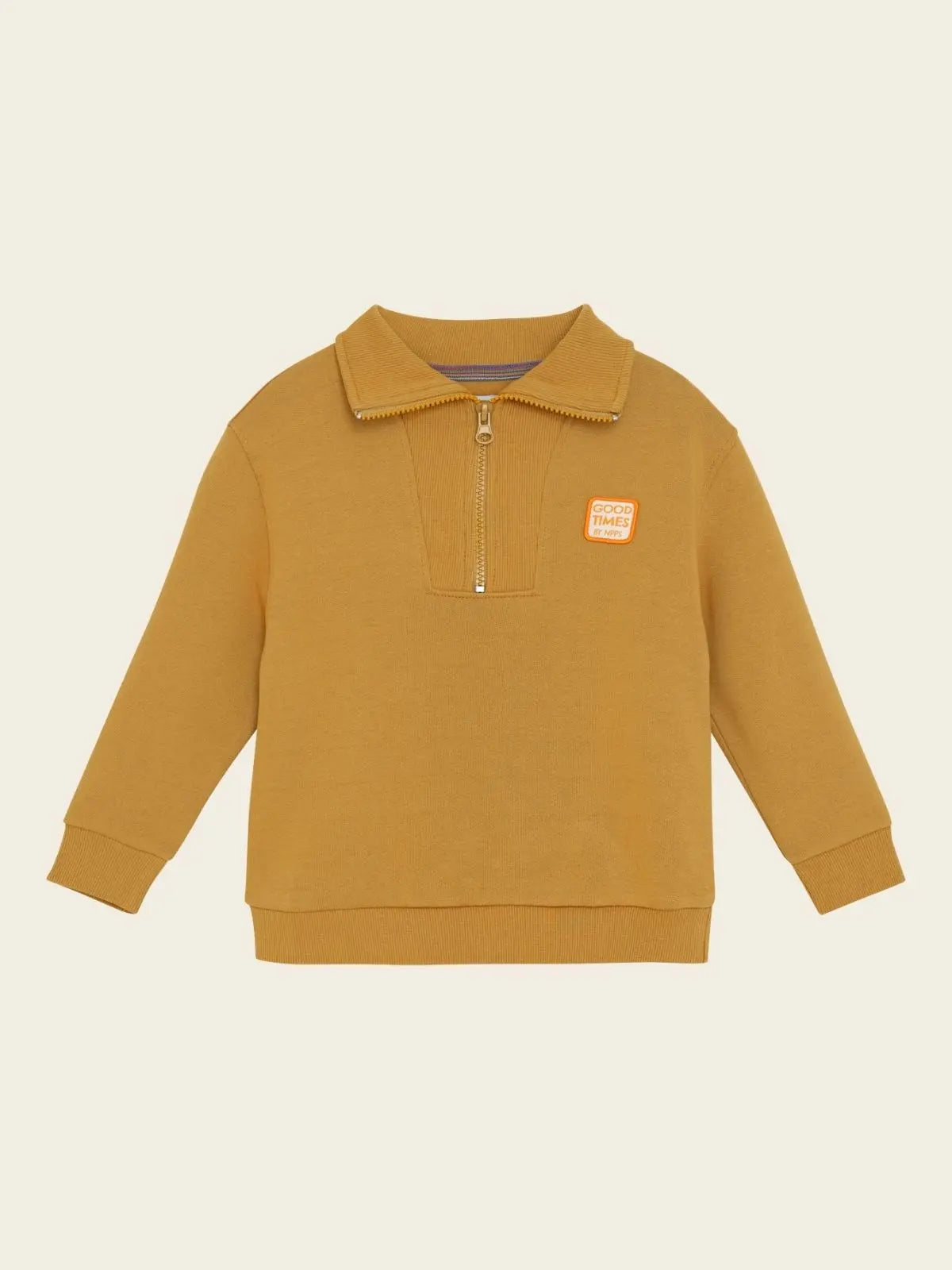 Sweat marron zip