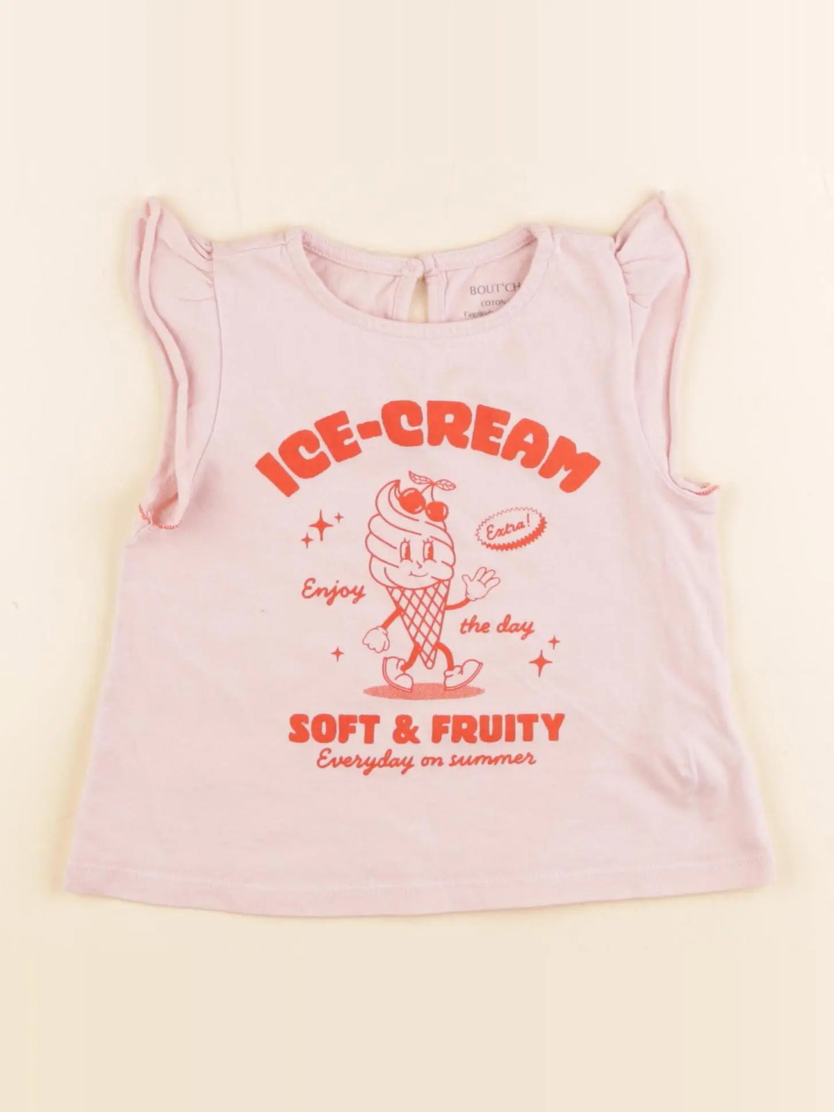 Boutchou - tee-shirt rose - 18 mois