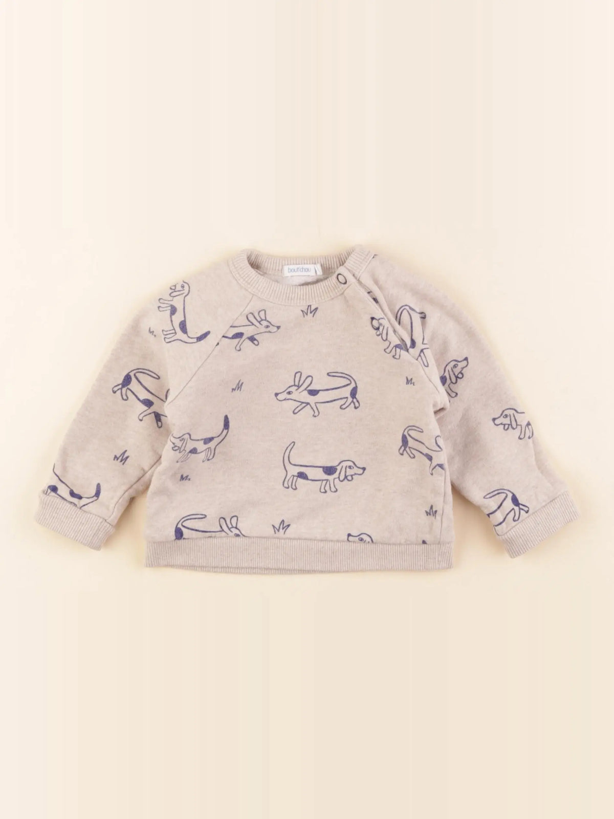 Boutchou - sweat beige - 9 mois