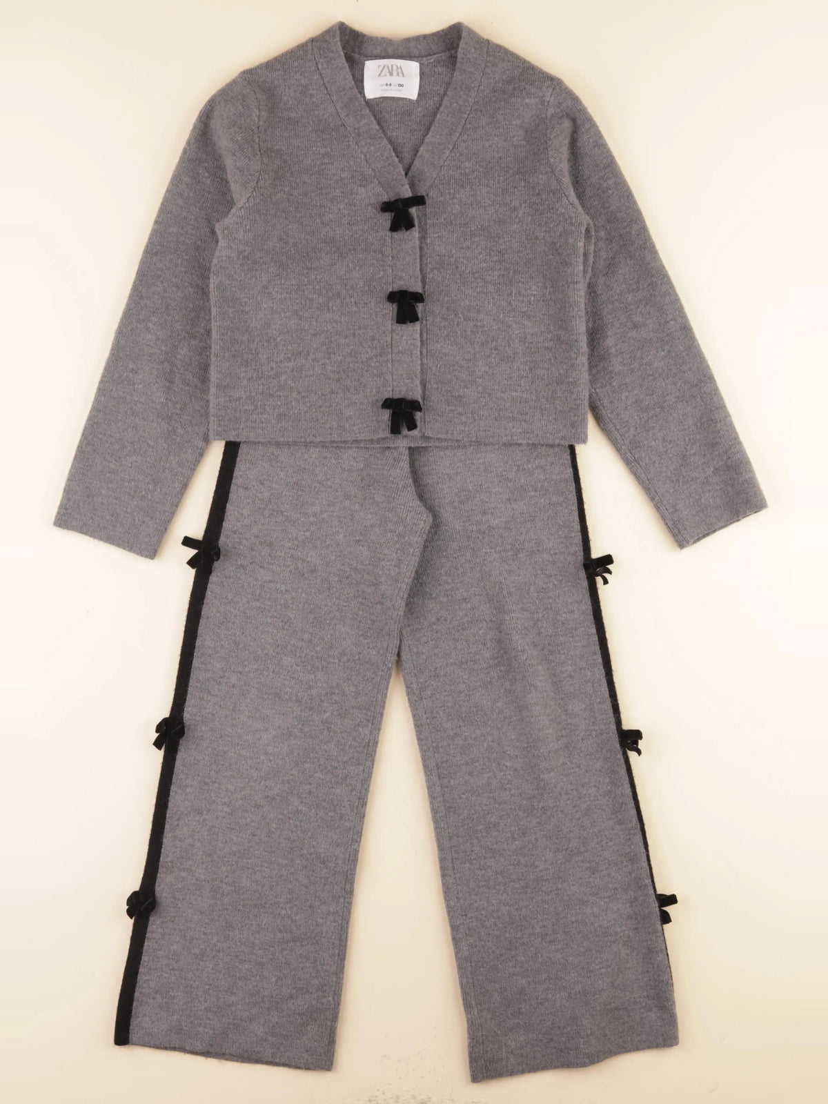 Zara - ensemble gris - 8/9 ans