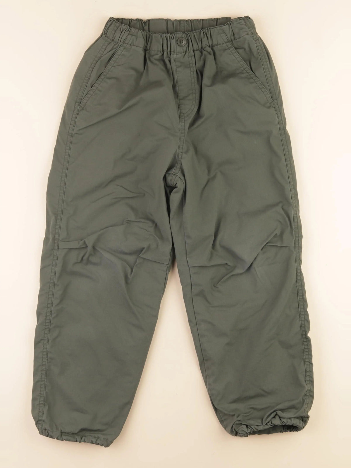 Uniqlo - pantalon vert - 7/8 ans