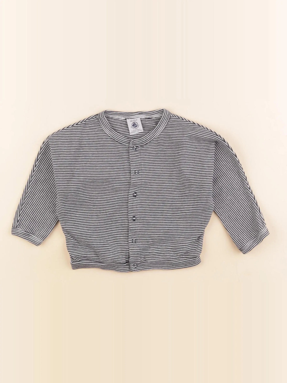 Petit Bateau - tee-shirt bleu - 18 mois
