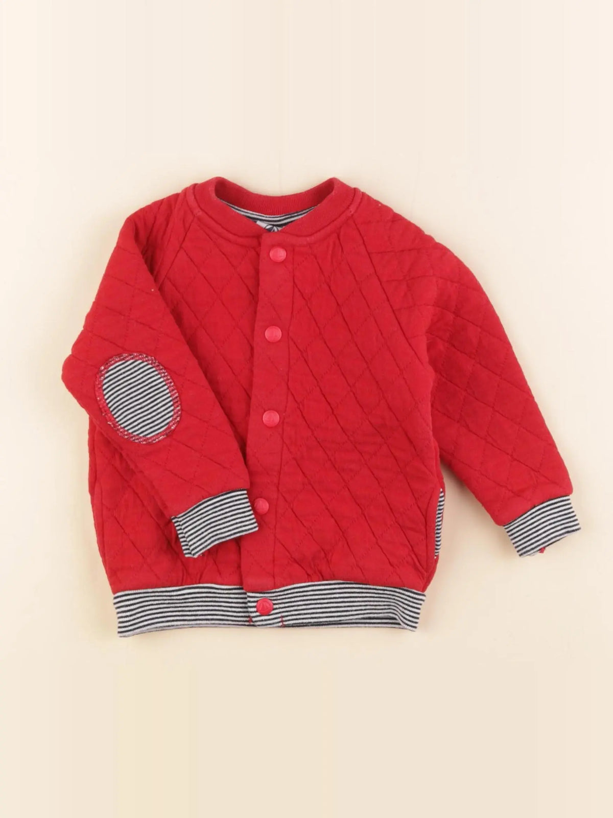 Petit Bateau - sweat rouge - 18 mois