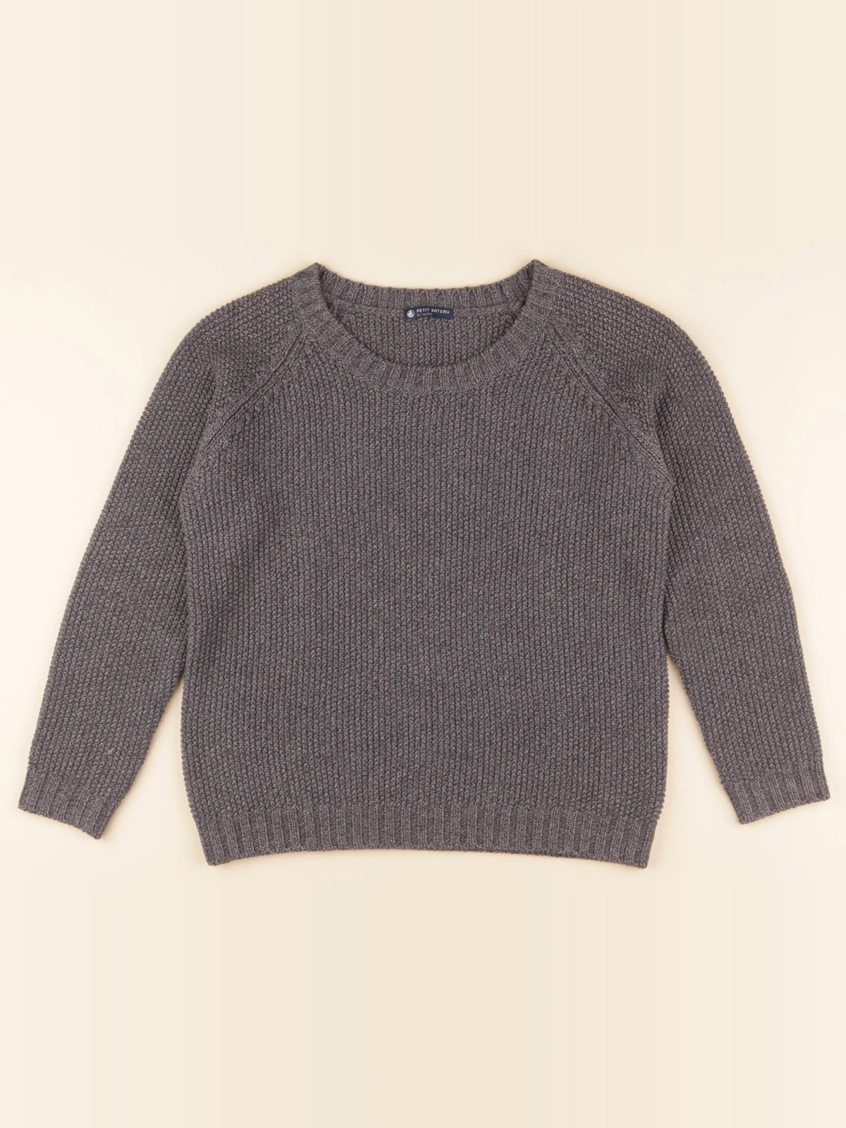 Petit Bateau - pull gris - 14 ans
