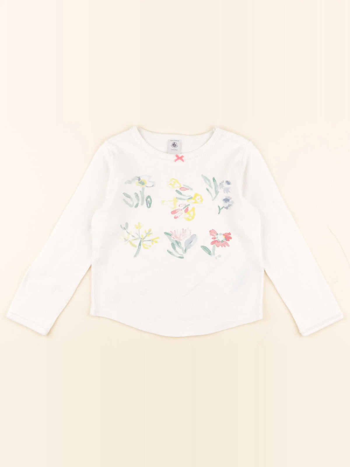 Petit Bateau - maillot de corps blanc - 4 ans