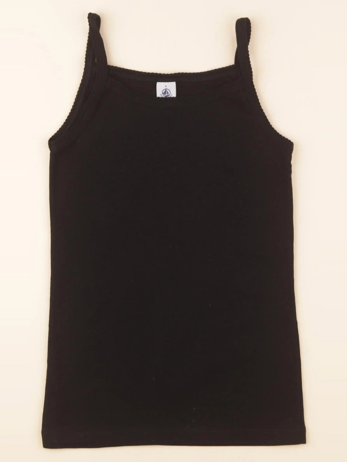 Petit Bateau - maillot de corps noir - 16 ans