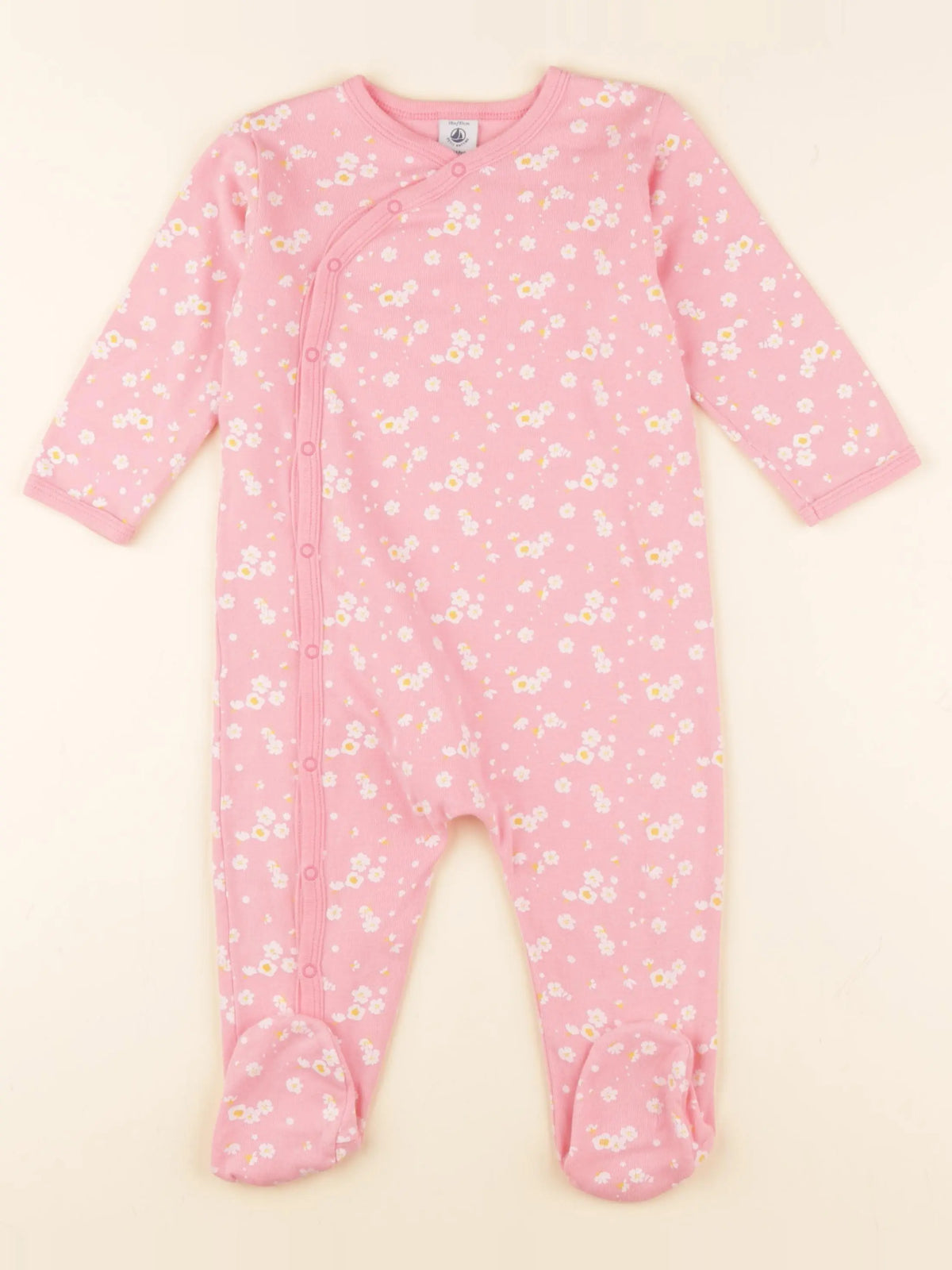 Petit Bateau - pyjama coton rose - 18 mois