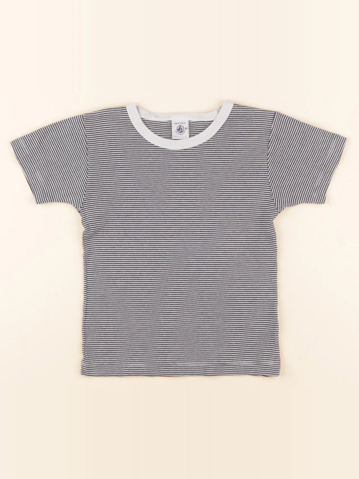 Petit Bateau - maillot de corps bleu - 6 ans