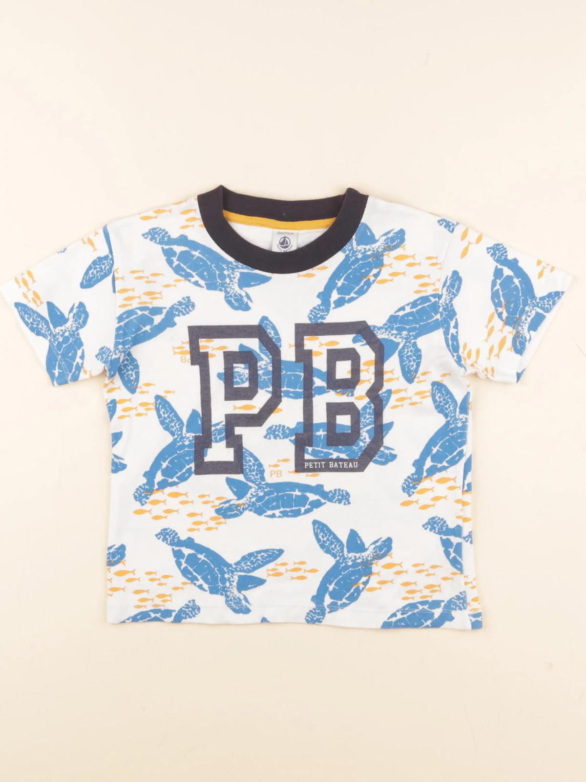 Petit Bateau - tee-shirt blanc - 6 ans