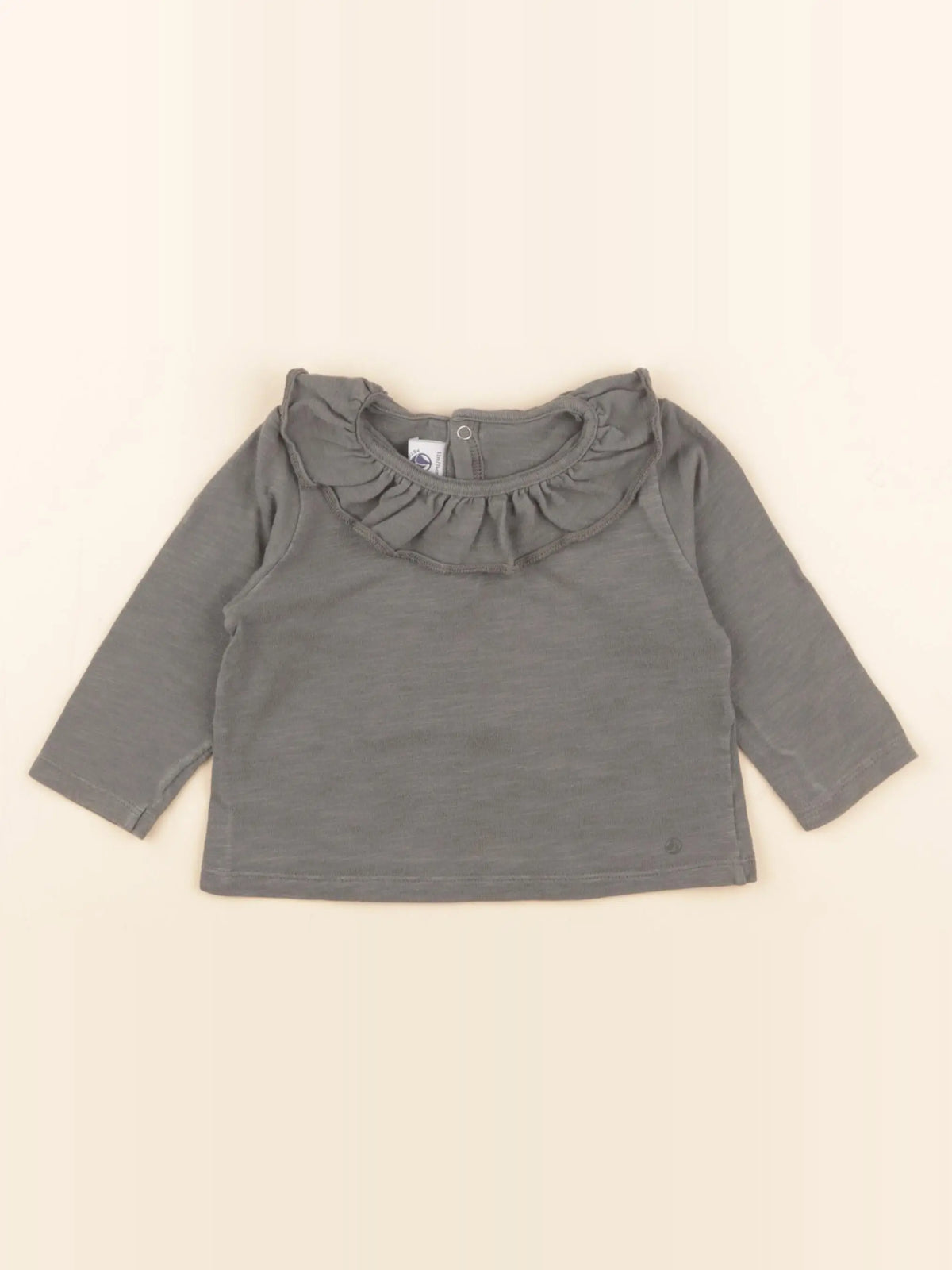 Petit Bateau - tee-shirt vert - 12 mois