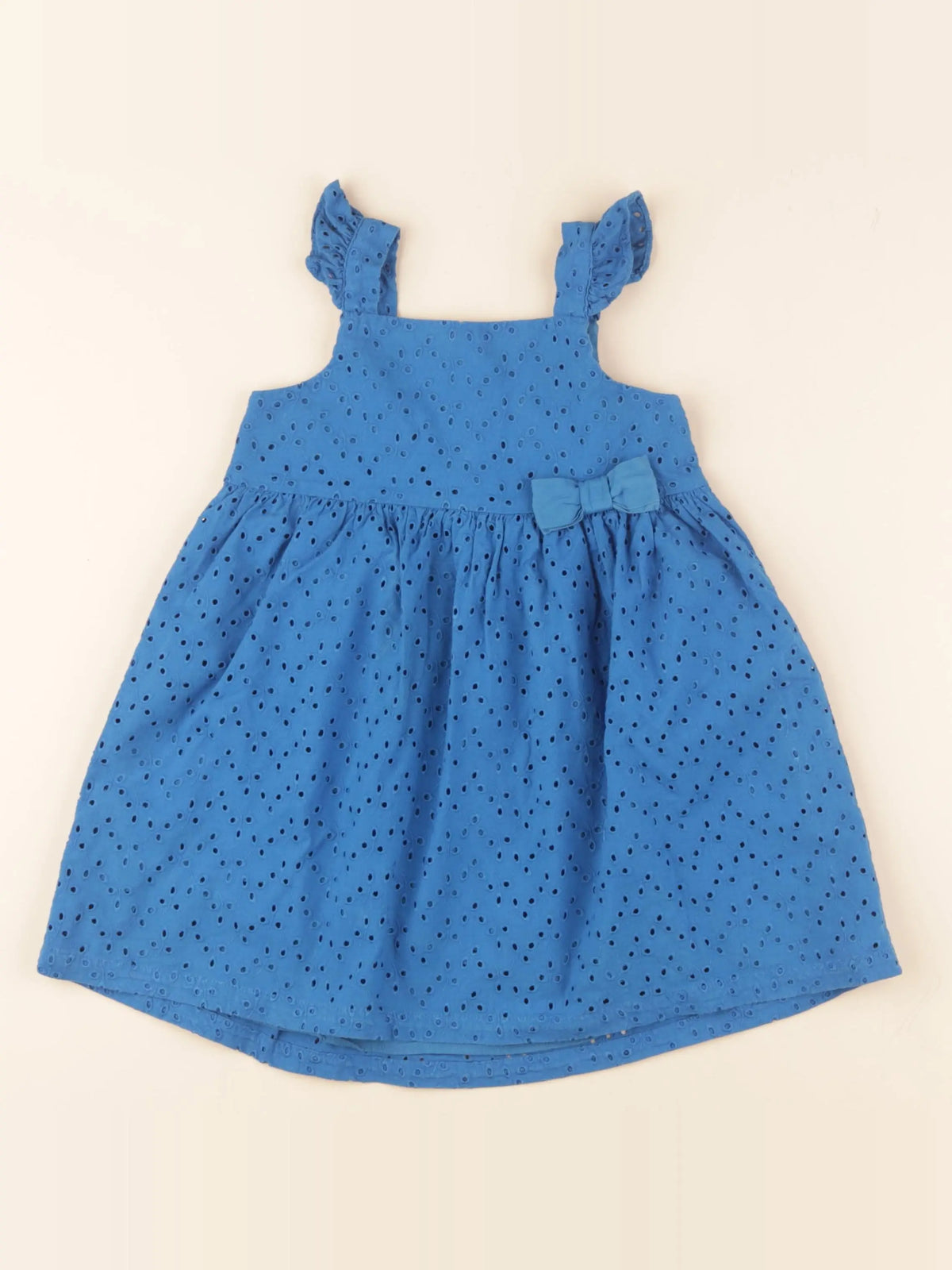 Petit Bateau - robe bleu - 36 mois