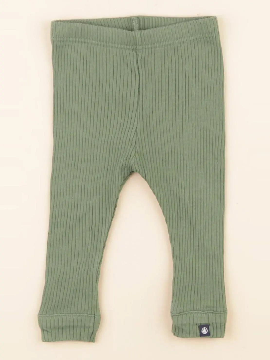 Petit Bateau - legging vert - 6 mois