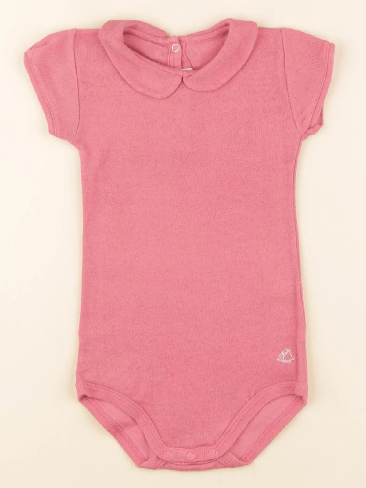 Petit Bateau - body à col rose, or - 18 mois