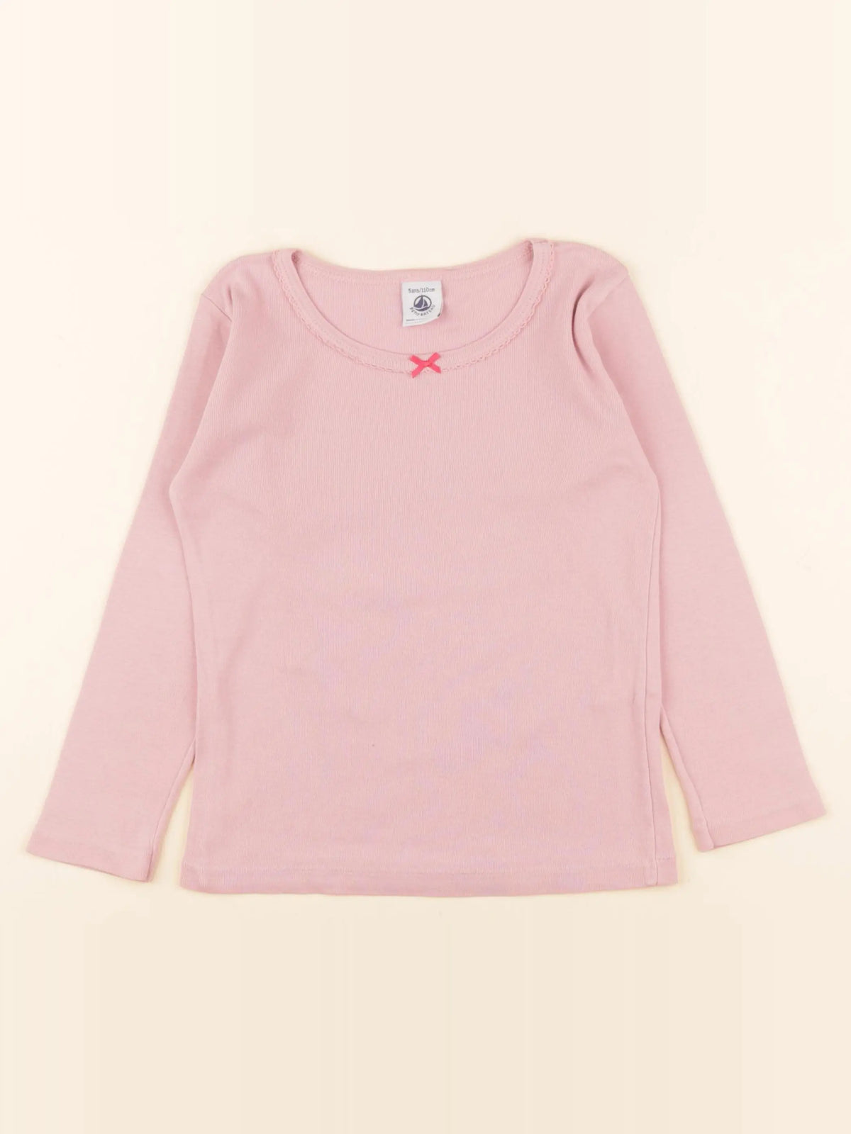 Petit Bateau - maillot de corps rose - 5 ans