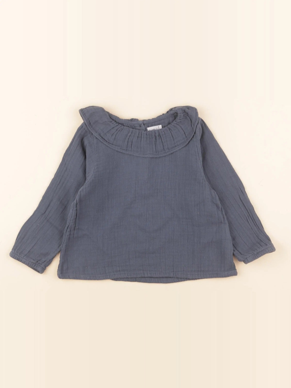Petit Bateau - blouse gris - 24 mois