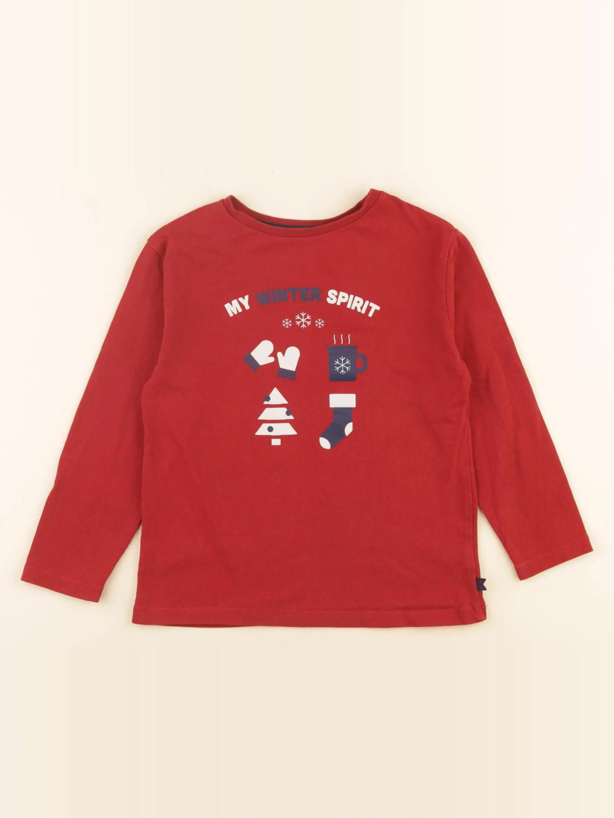 Okaidi - tee-shirt rouge - 4 ans