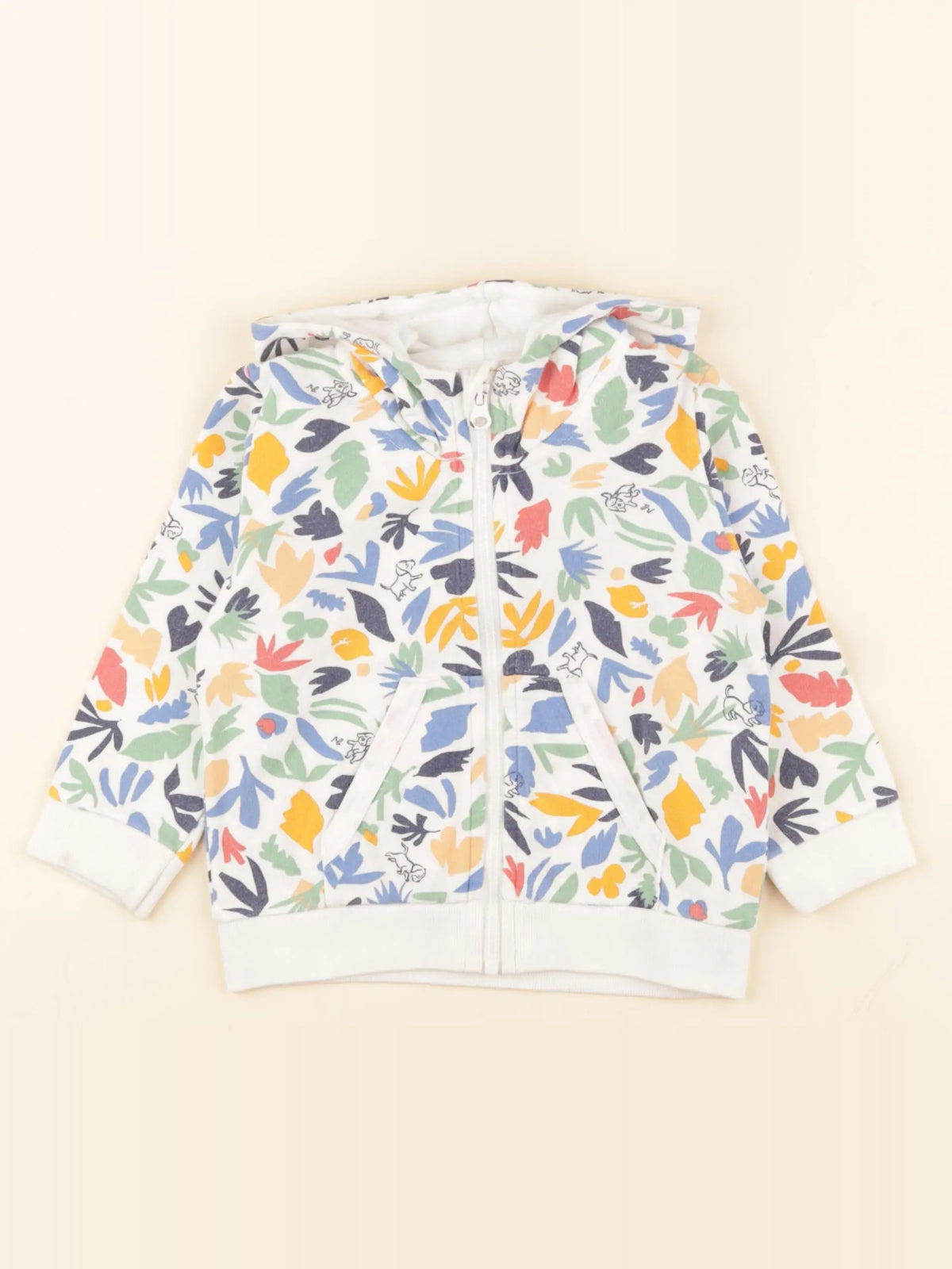 Petit Bateau - sweat multicolore - 18 mois