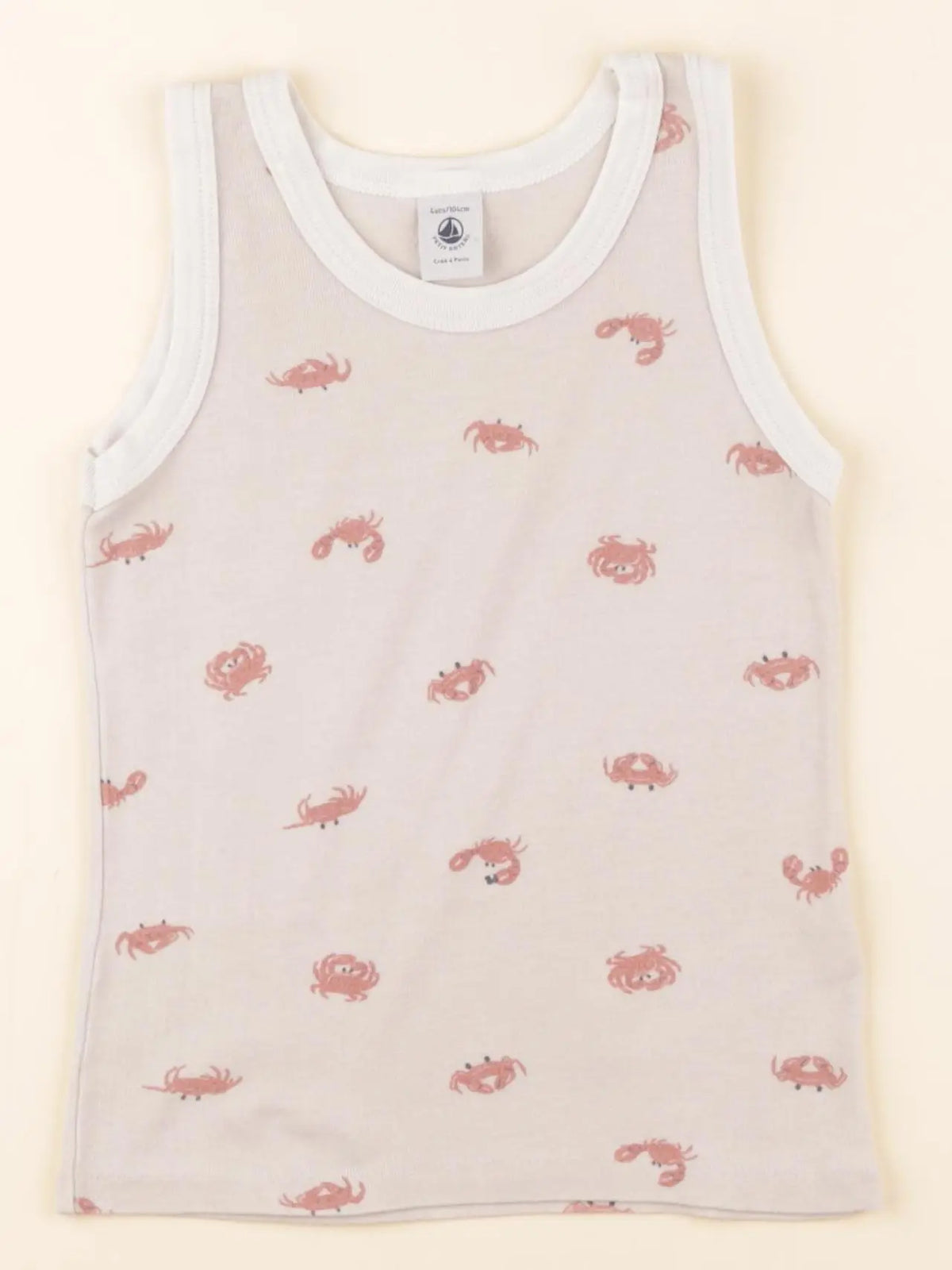 Petit Bateau - maillot de corps beige - 4 ans