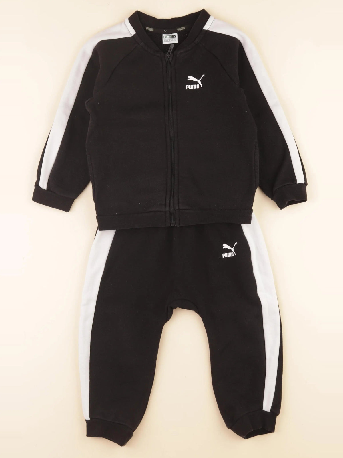 Adidas - ensemble blanc, noir - 2 ans