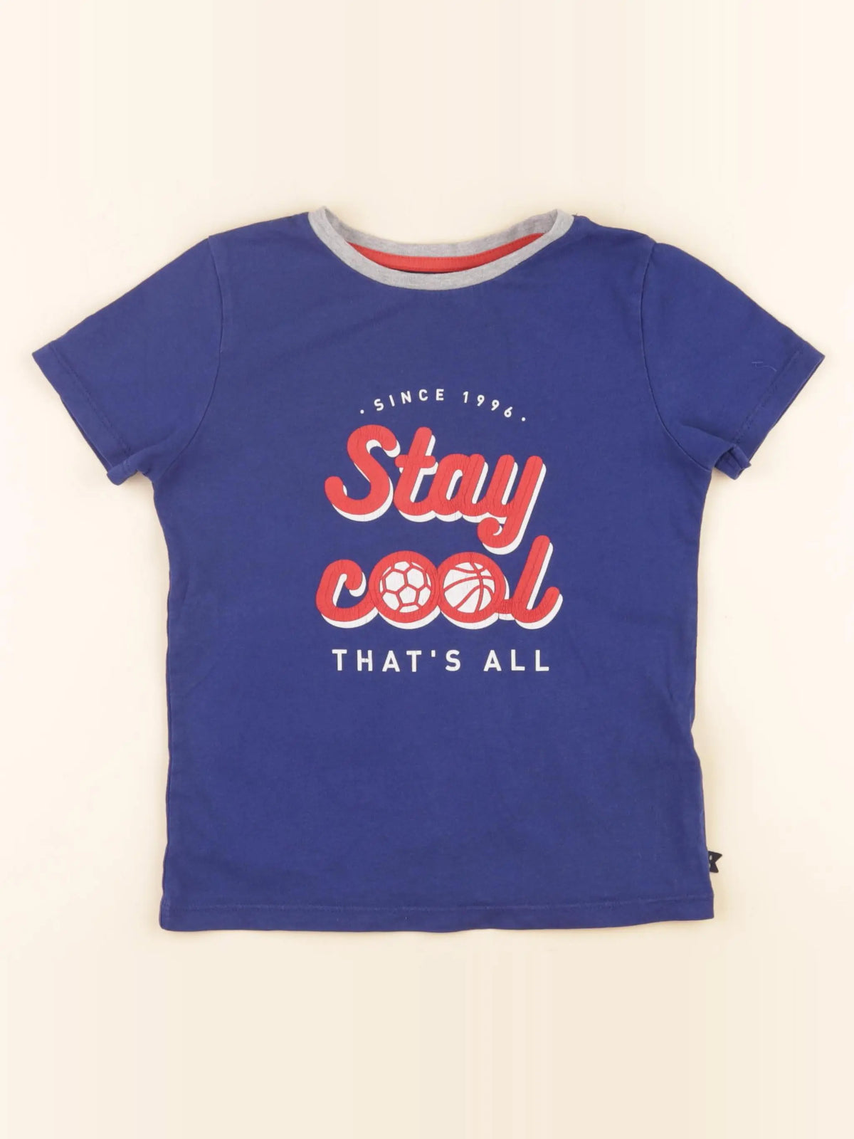Okaidi - tee-shirt bleu - 6 ans