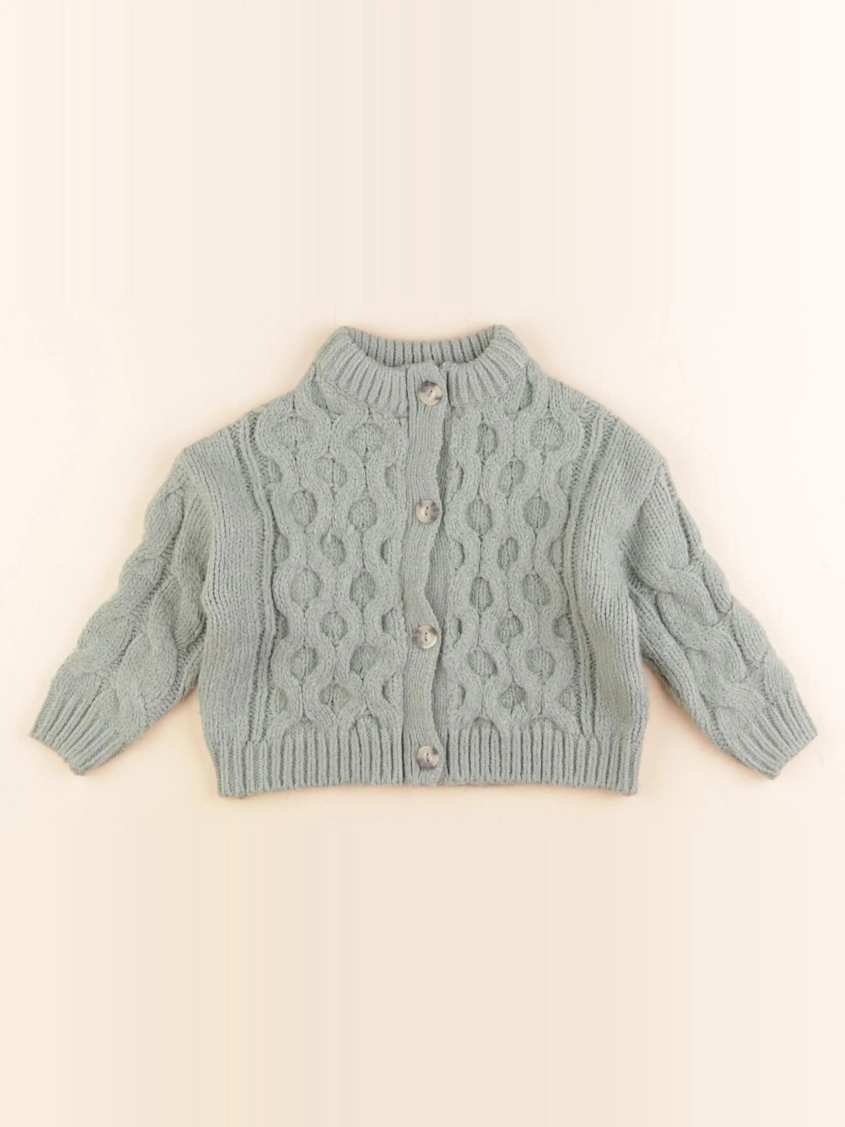 Vertbaudet - gilet vert - 4 ans