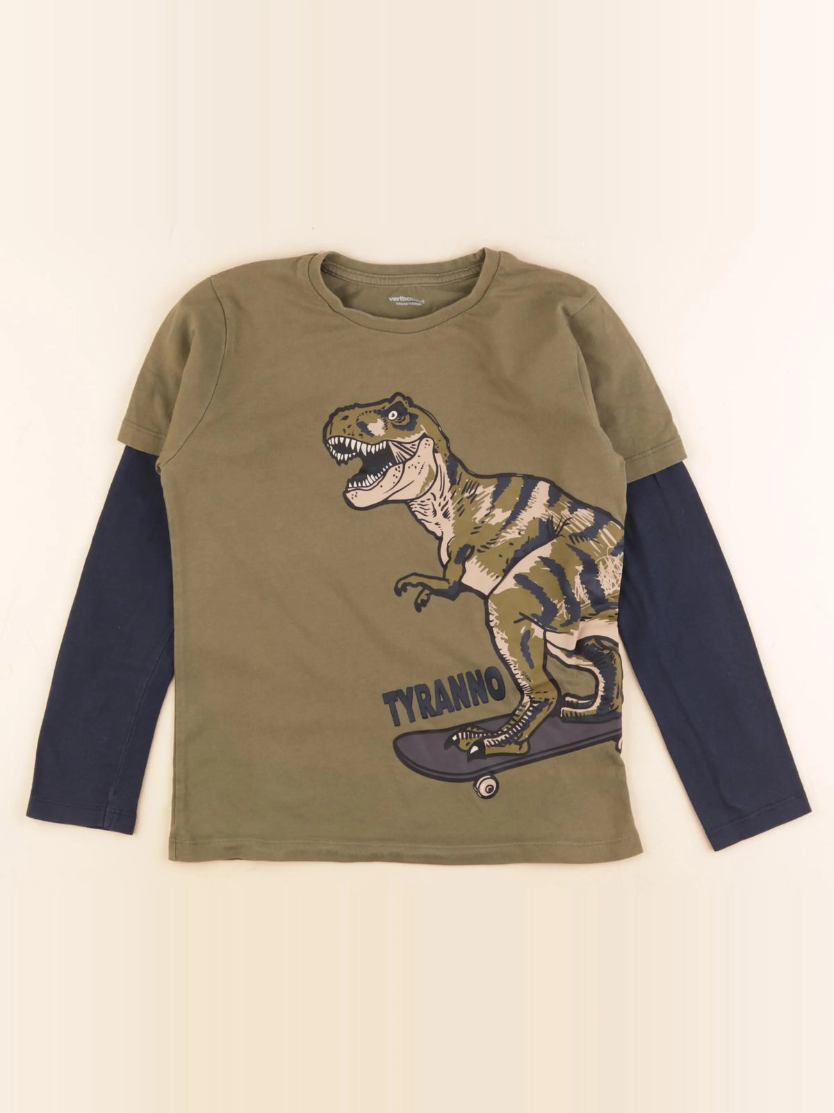 Vertbaudet - tee-shirt vert - 10 ans