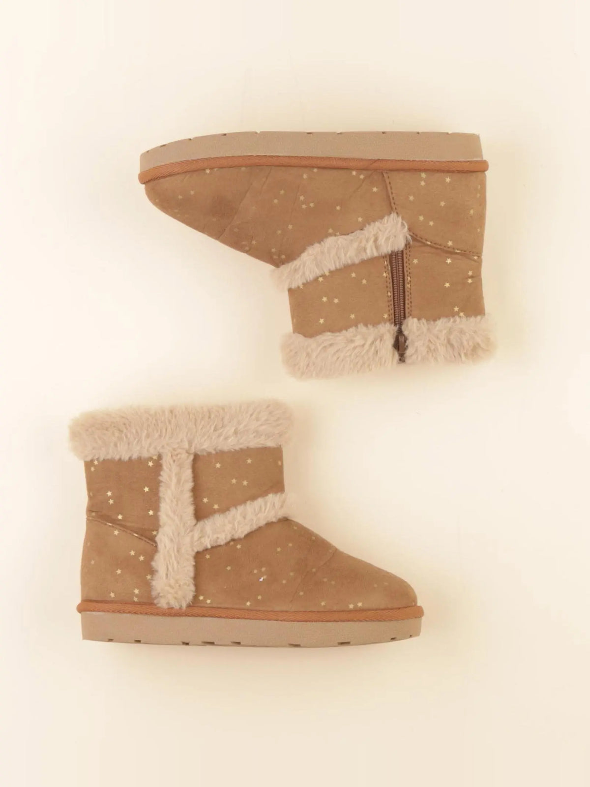 Vertbaudet - boots marron, or - pointure 33