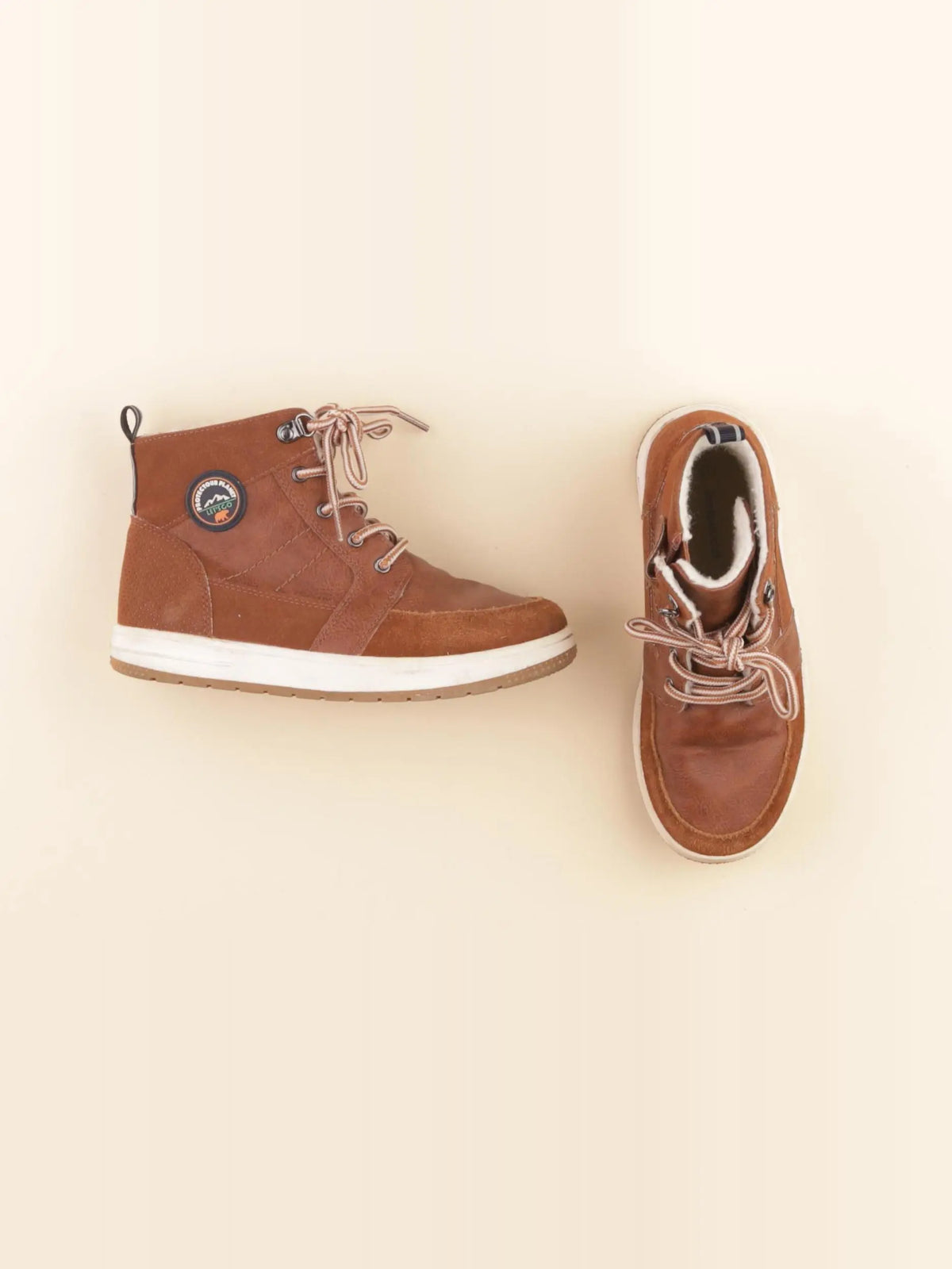 Vertbaudet - baskets marron - pointure 32